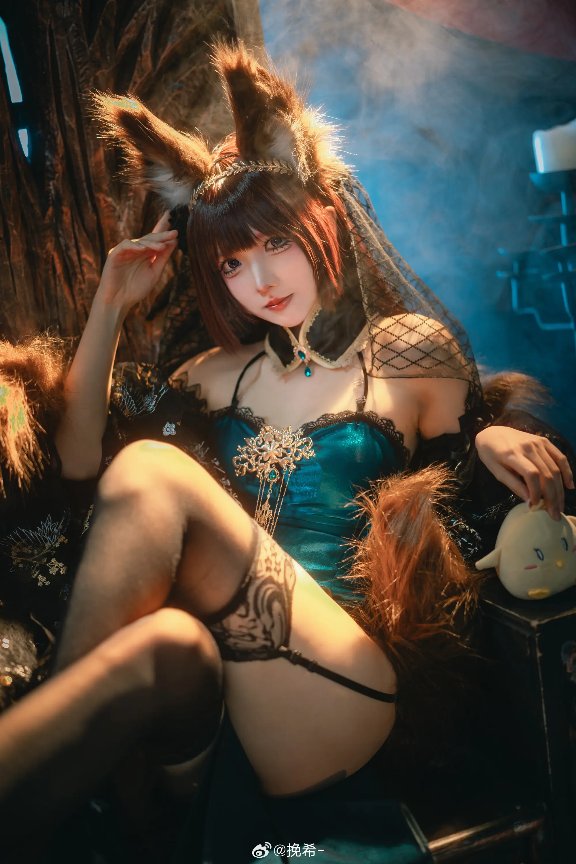 COSPLAY 天城于此恭候多时…… 碧蓝航线 天城@挽希--公众号小姨ai