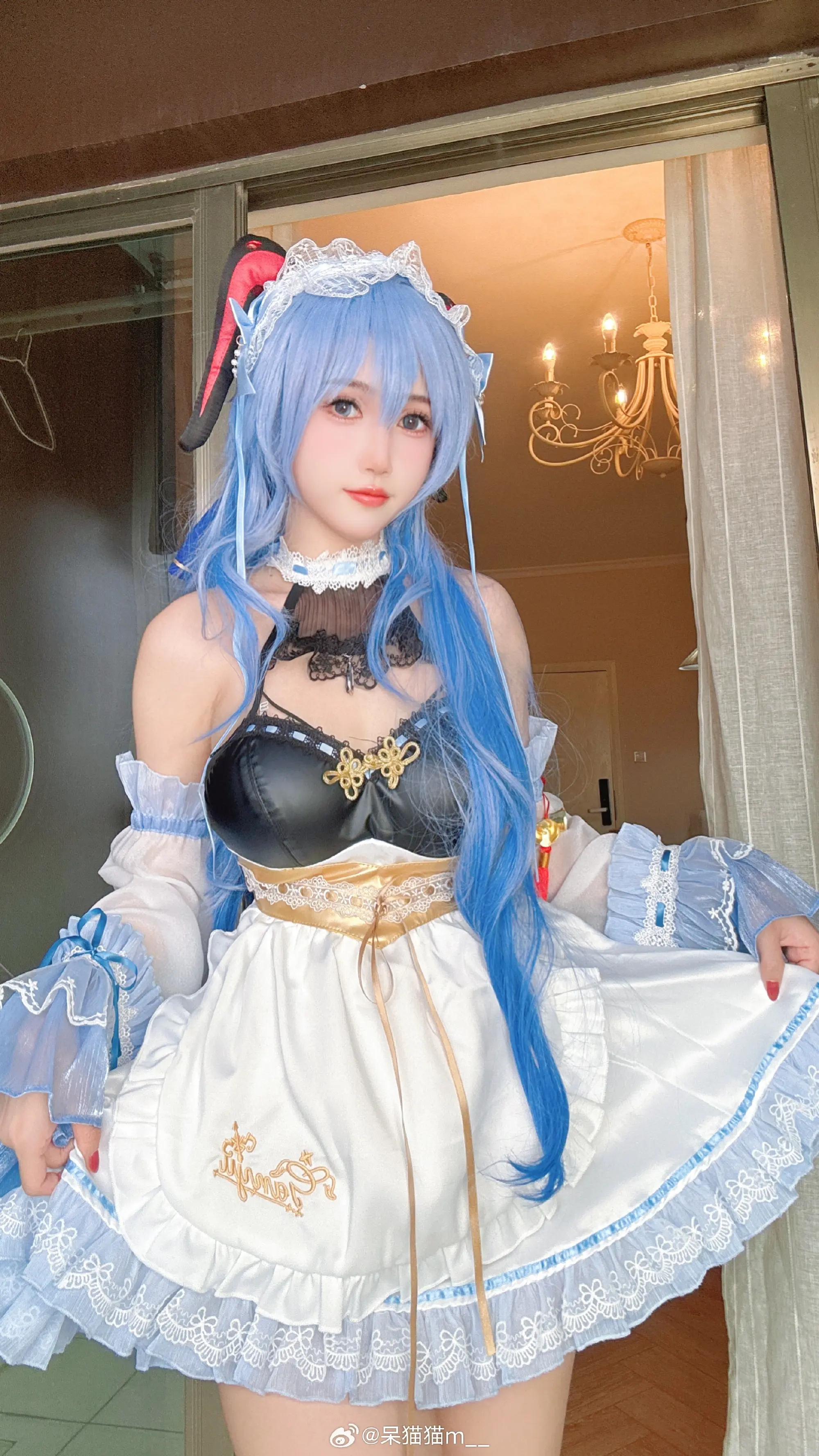 COSPLAY 原神 甘雨cos 同人女仆@呆猫猫m__ COSPLAY-第2张