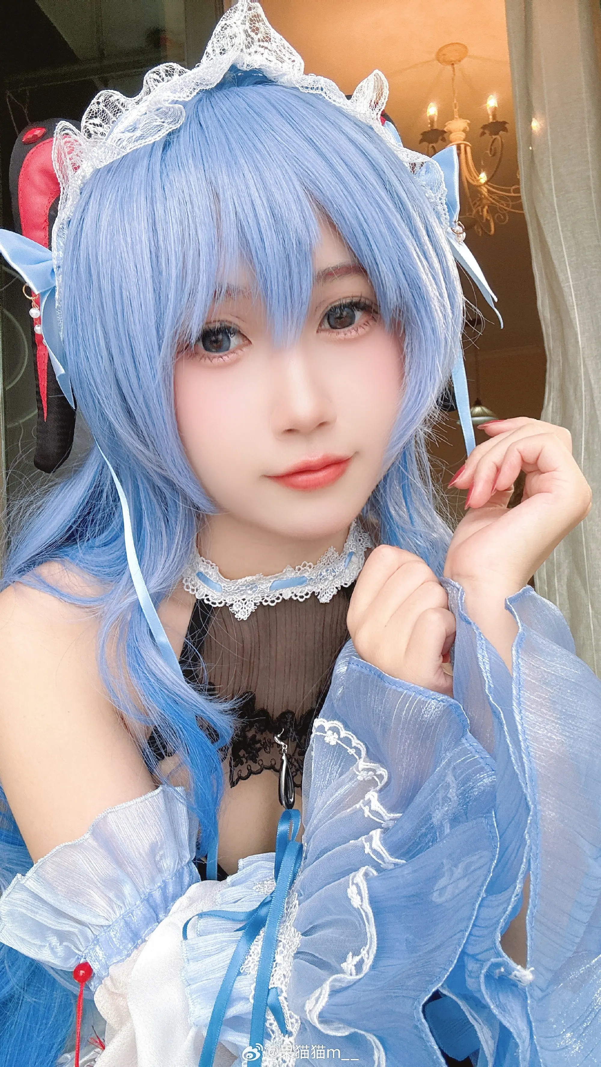 COSPLAY 原神 甘雨cos 同人女仆@呆猫猫m__ COSPLAY-第4张