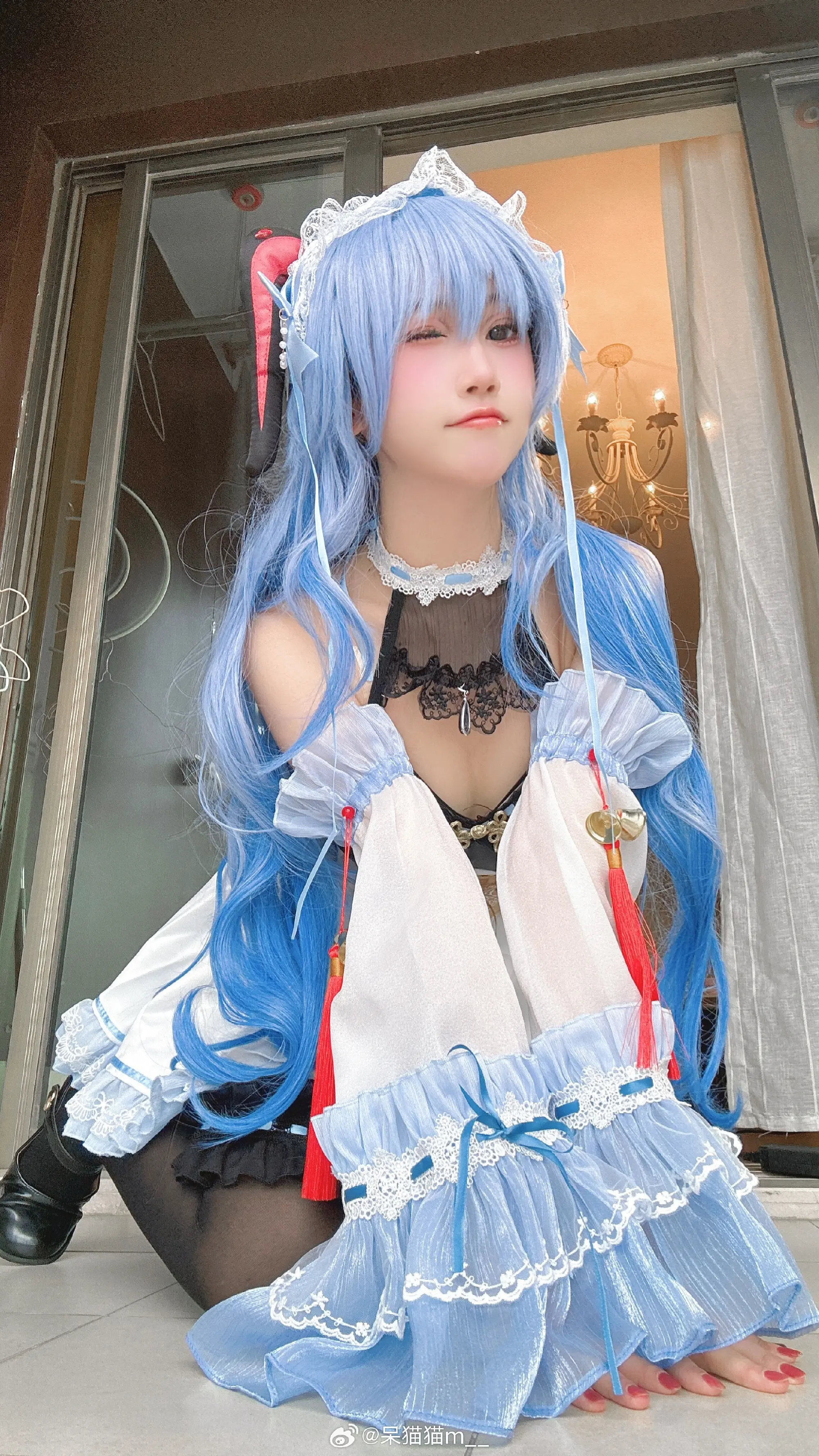 COSPLAY 原神 甘雨cos 同人女仆@呆猫猫m__ COSPLAY-第7张