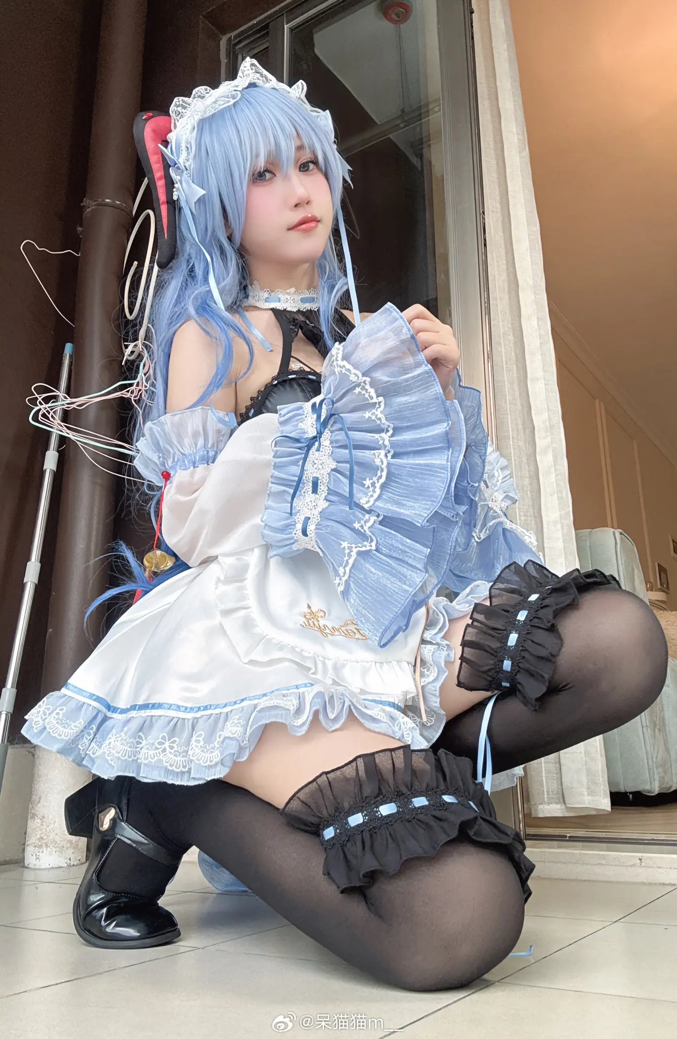 COSPLAY 原神 甘雨cos 同人女仆@呆猫猫m__ COSPLAY-第9张