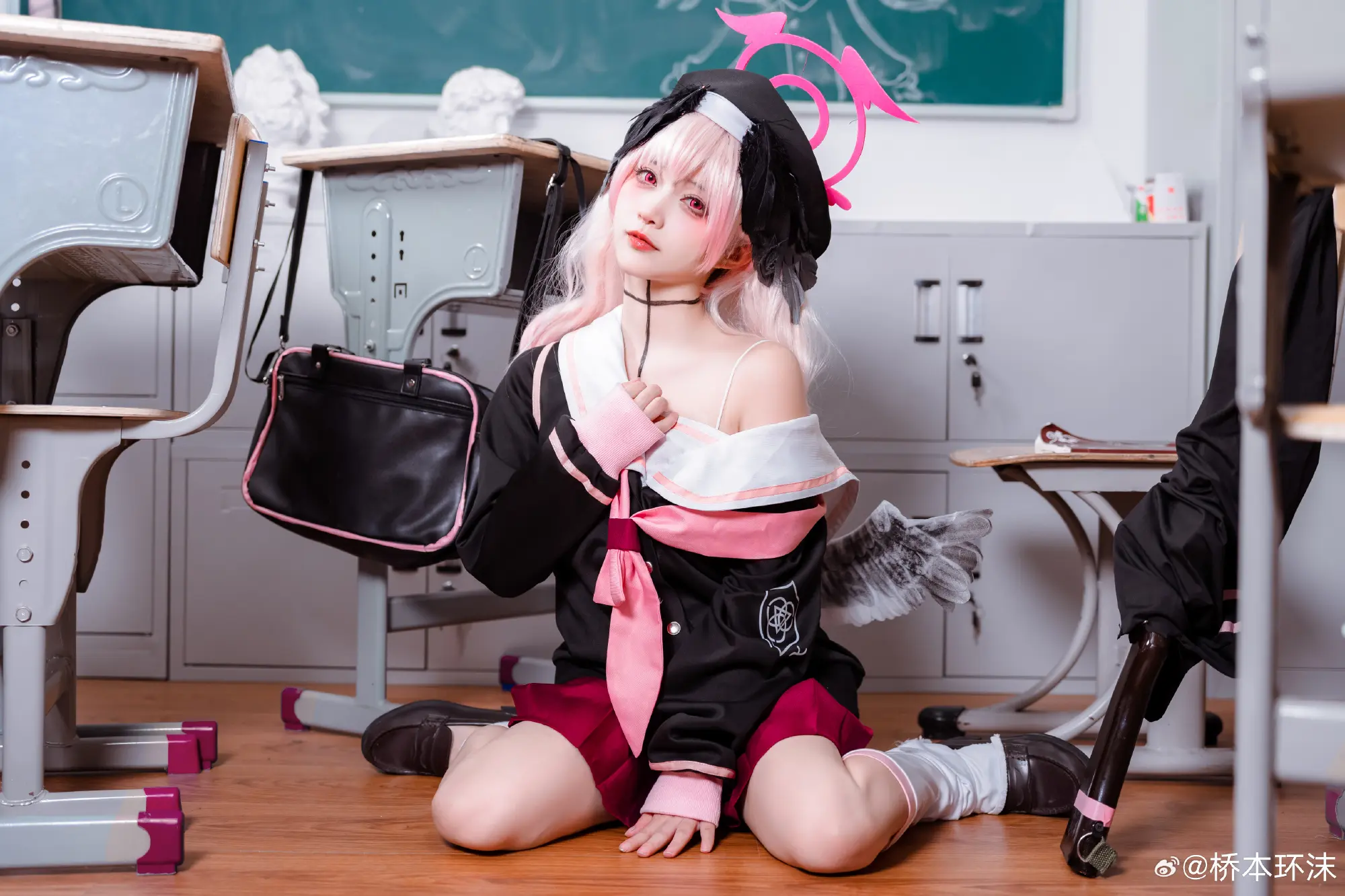 COSPLAY 蔚蓝档案 下江小春@桥本环沫 COSPLAY-第2张