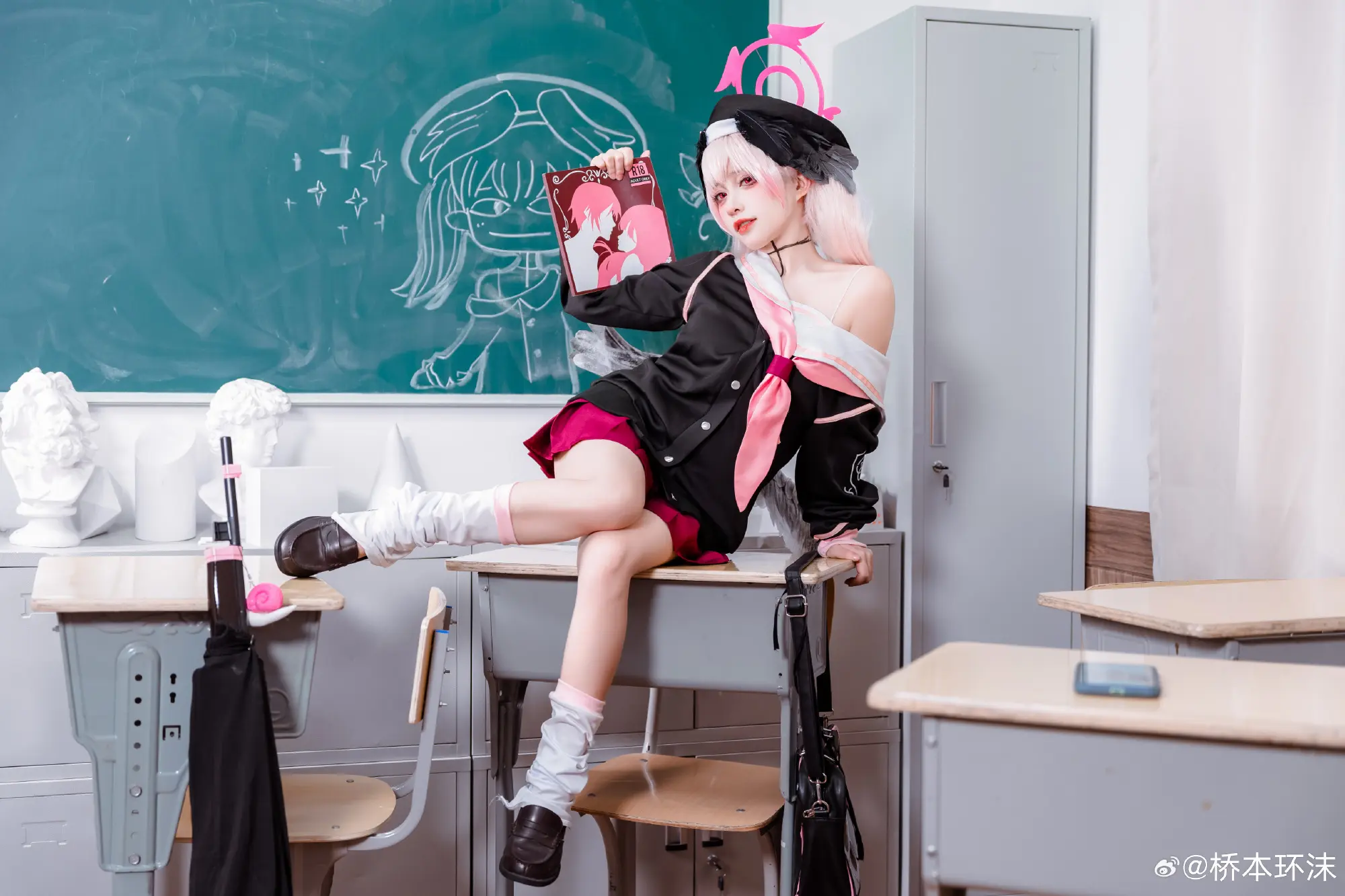 COSPLAY 蔚蓝档案 下江小春@桥本环沫 COSPLAY-第4张