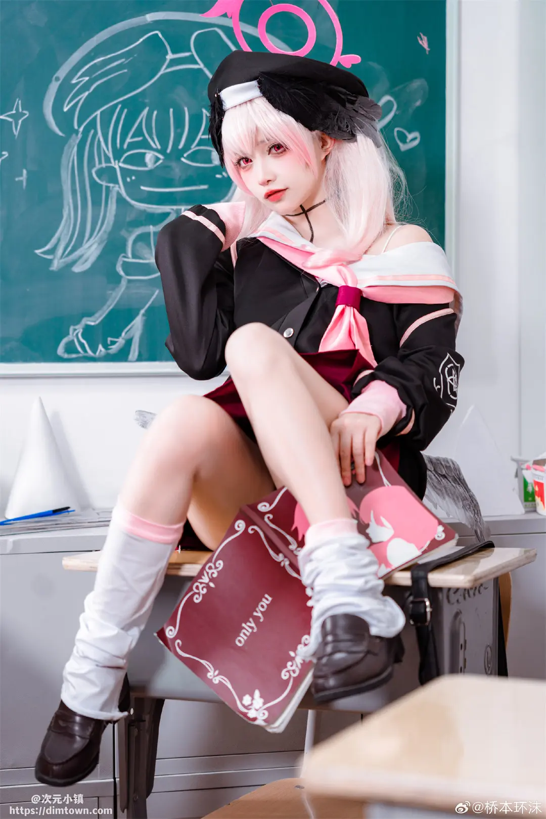 COSPLAY 蔚蓝档案 下江小春@桥本环沫 COSPLAY-第8张