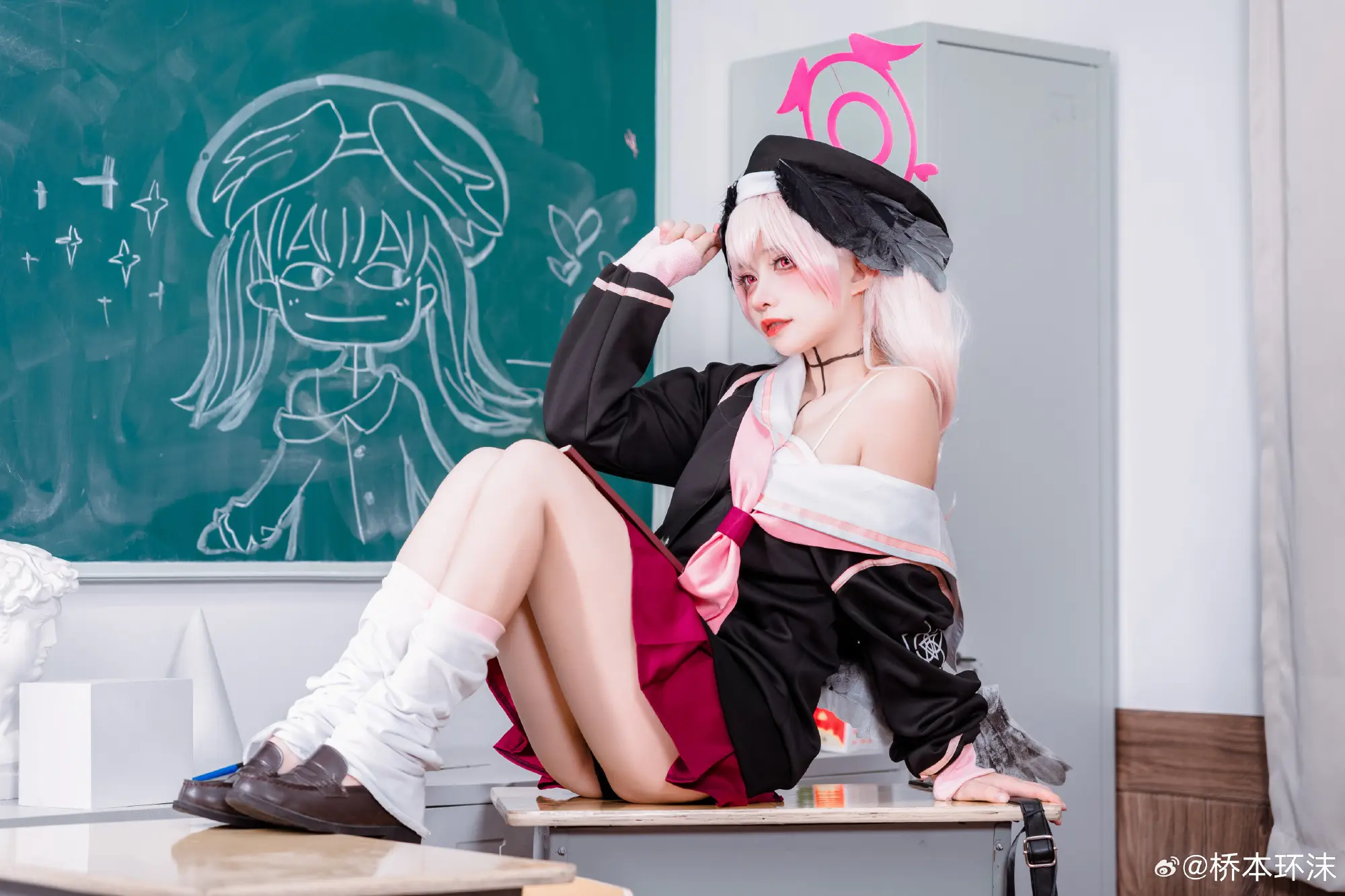 COSPLAY 蔚蓝档案 下江小春@桥本环沫 COSPLAY-第9张