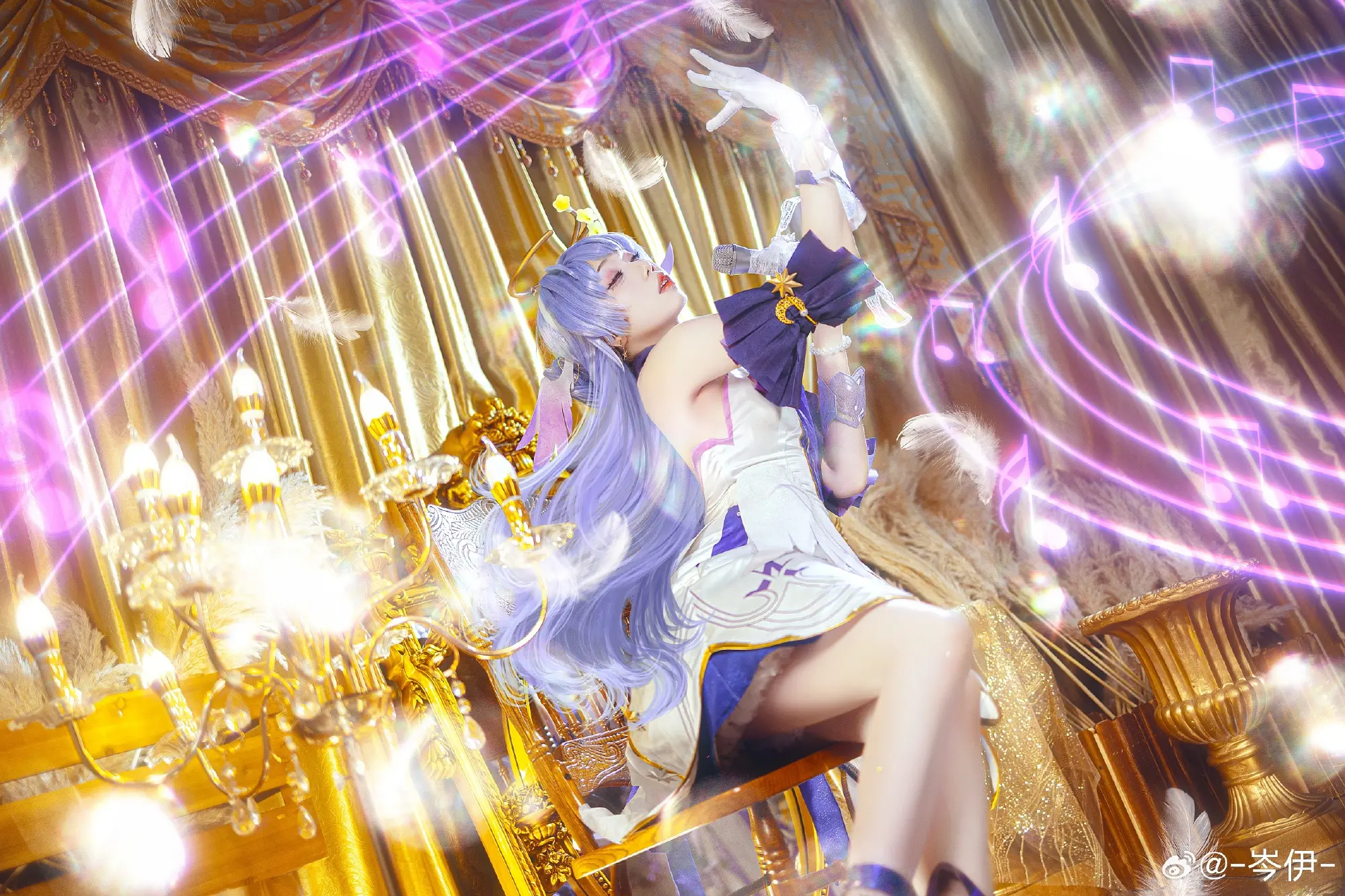 COSPLAY 🎵来一点点音乐震撼吧🎵 崩坏：星穹铁道 知更鸟@-岑伊- COSPLAY-第5张