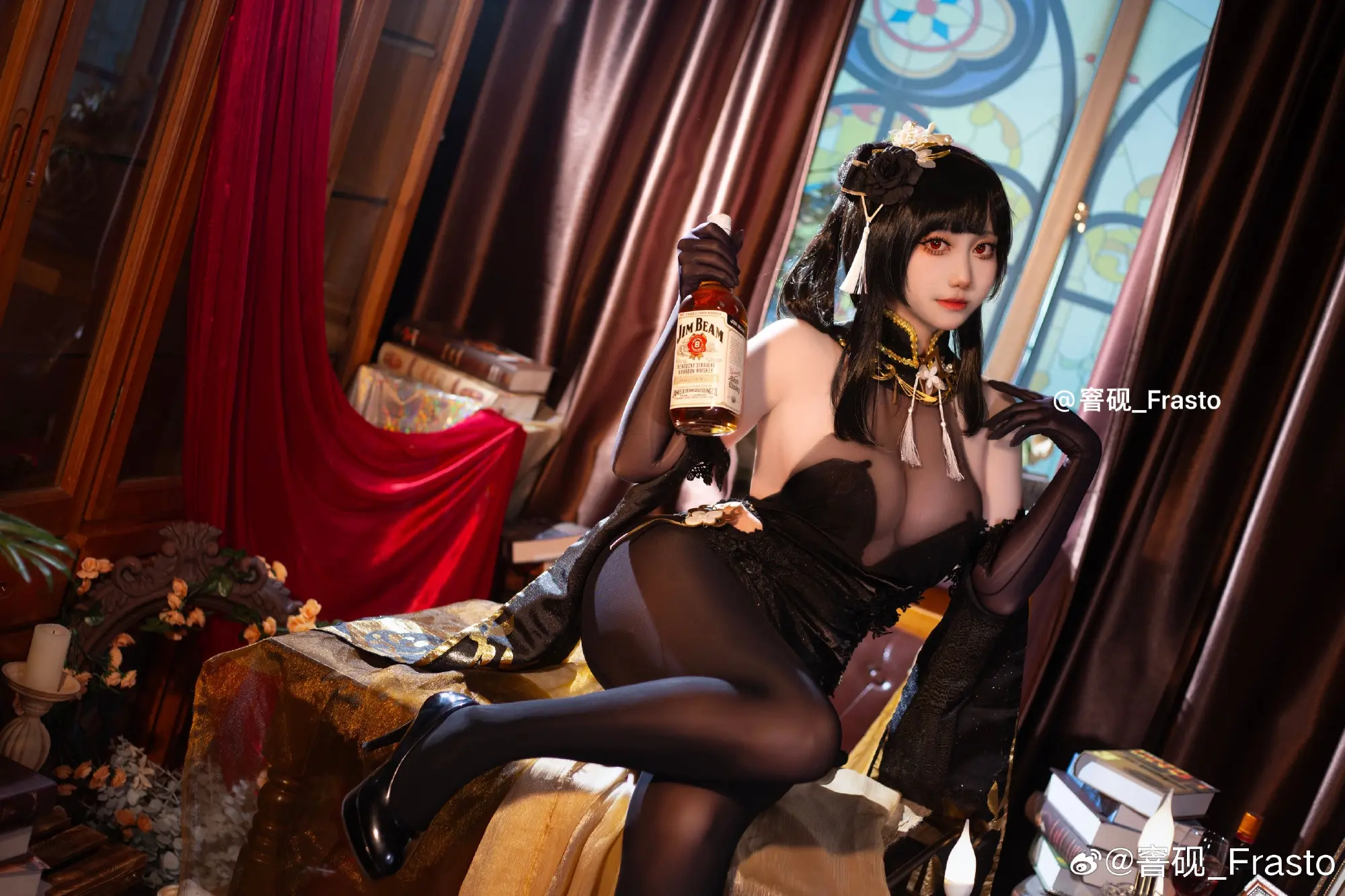 cosplay 嘿嘿嘿没什么发的了把这个掏出来发发 我没来晚吧！ 碧蓝航线@窨砚_Frasto COSPLAY-第2张