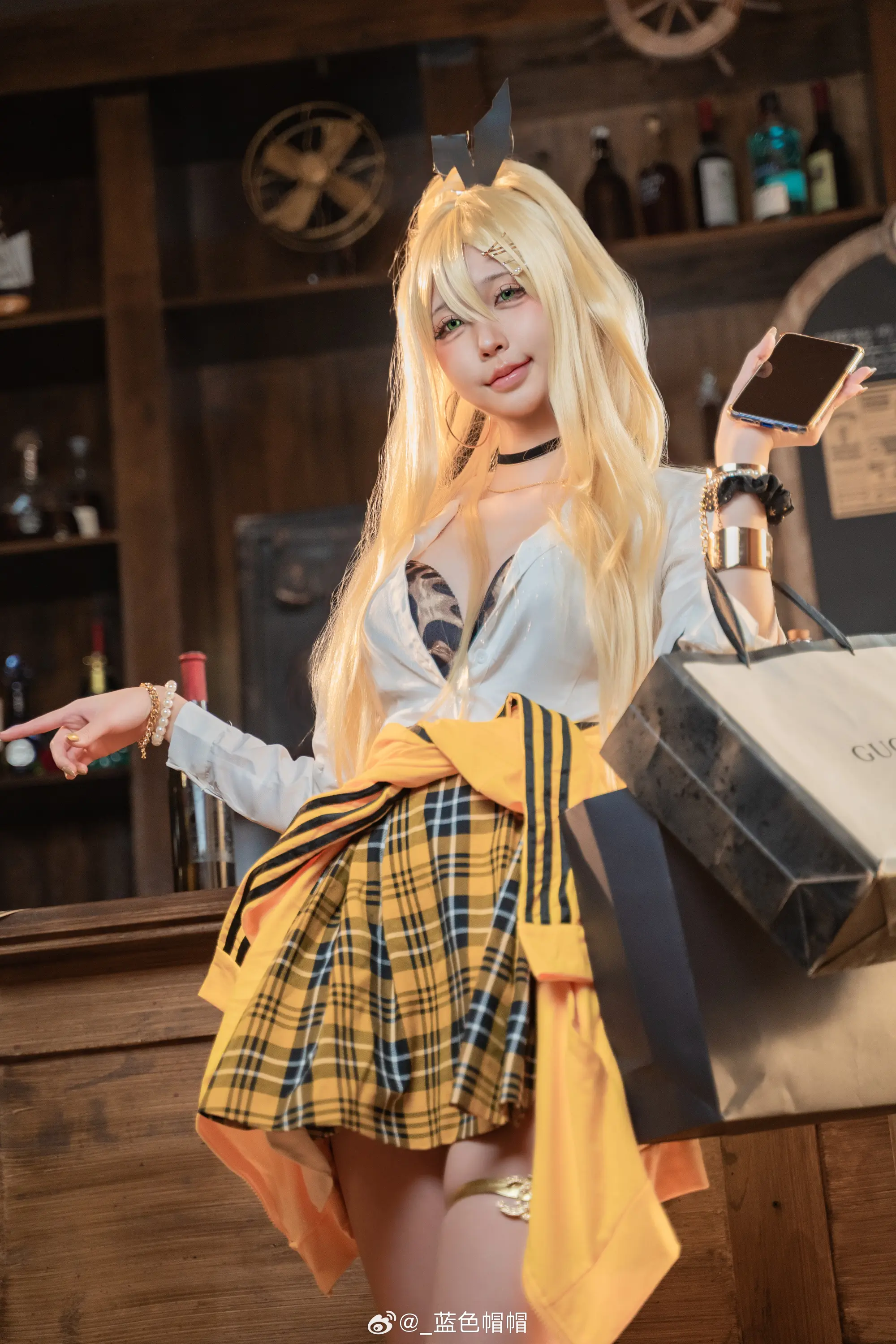 COSPLAY 💛哥哥～可以成为露菲真正的男友吗☆💛 Nikke:胜利女神@_蓝色帽帽 COSPLAY-第8张