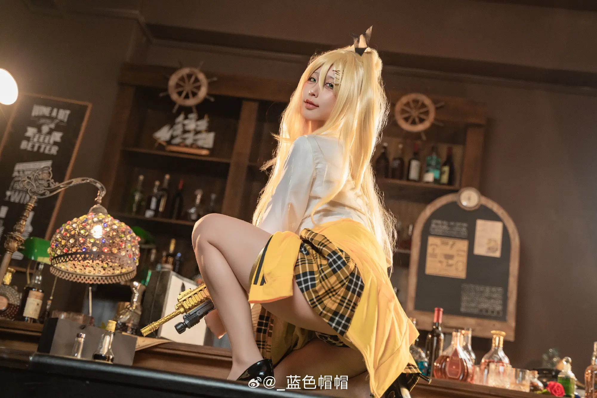 COSPLAY 💛哥哥～可以成为露菲真正的男友吗☆💛 Nikke:胜利女神@_蓝色帽帽 COSPLAY-第6张