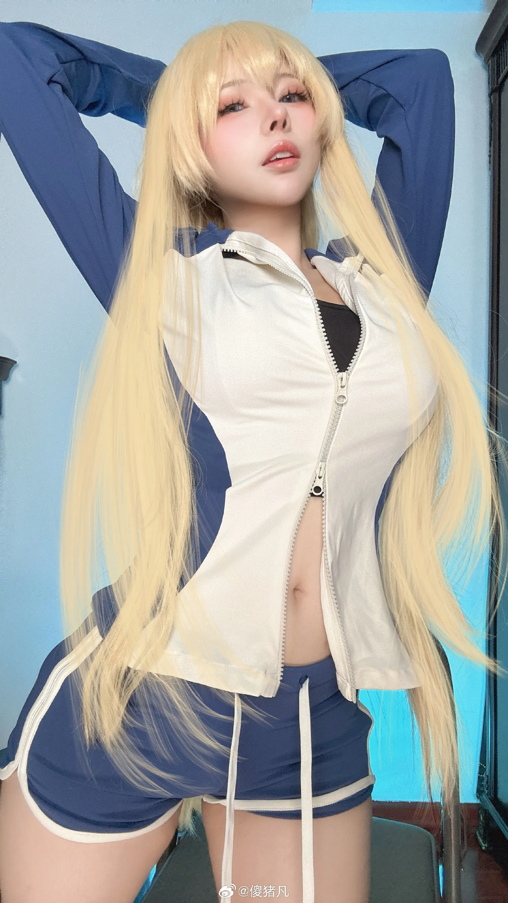 COSPLAY 碧蓝航线 「金刚」泳装@傻猪凡-公众号小姨ai