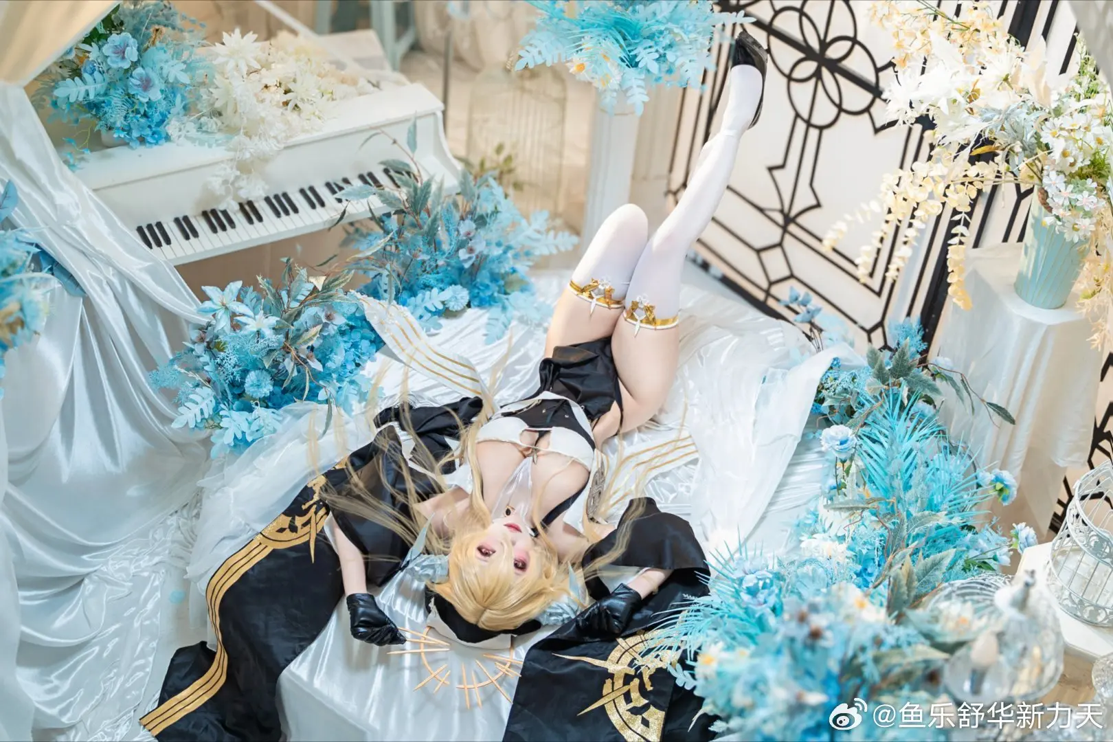 cosplay 又眉头紧皱了呢…这样吧。躺下来。 碧蓝航线 怨仇cos@蓝藻细胞 COSPLAY-第6张