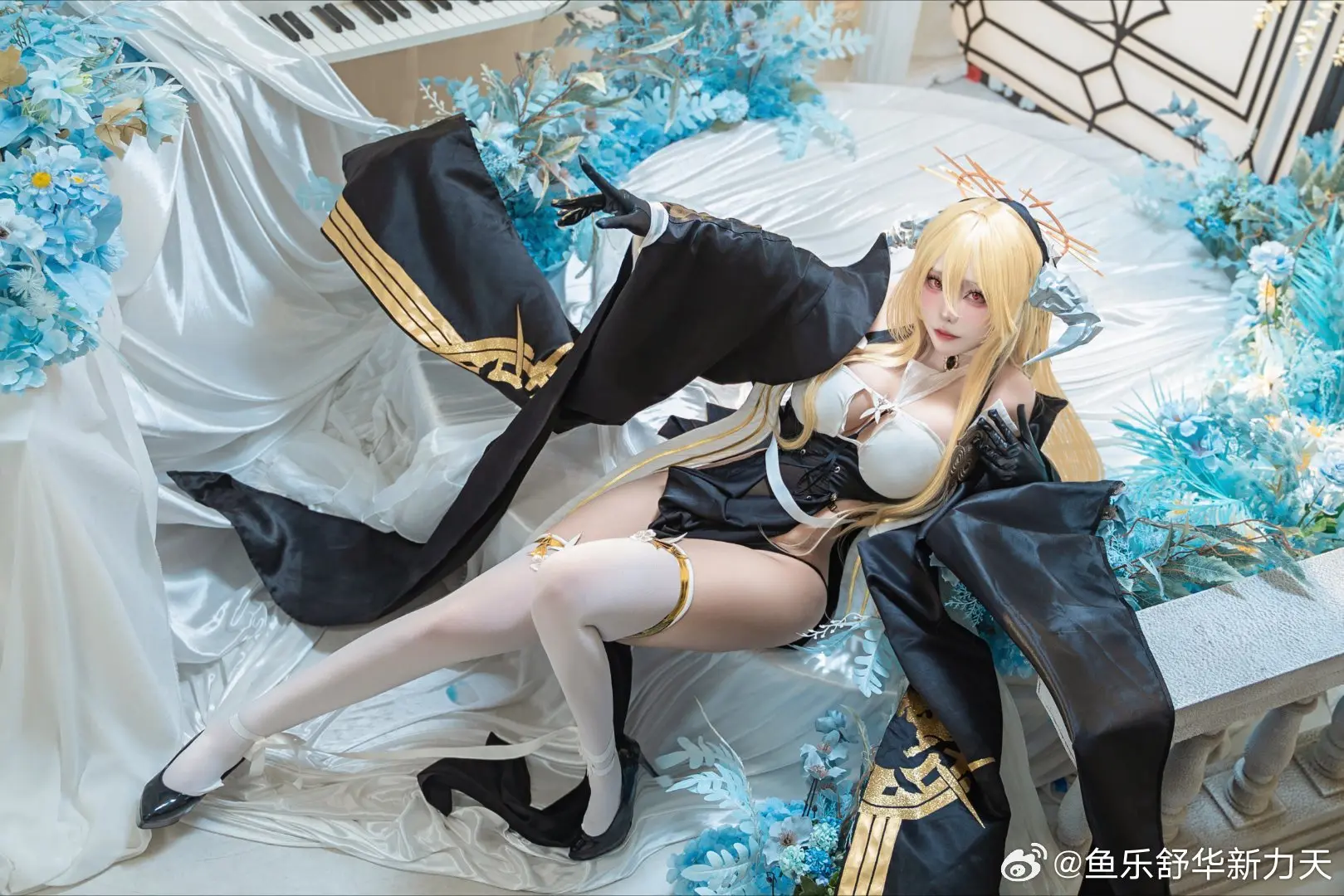 cosplay 又眉头紧皱了呢…这样吧。躺下来。 碧蓝航线 怨仇cos@蓝藻细胞 COSPLAY-第7张