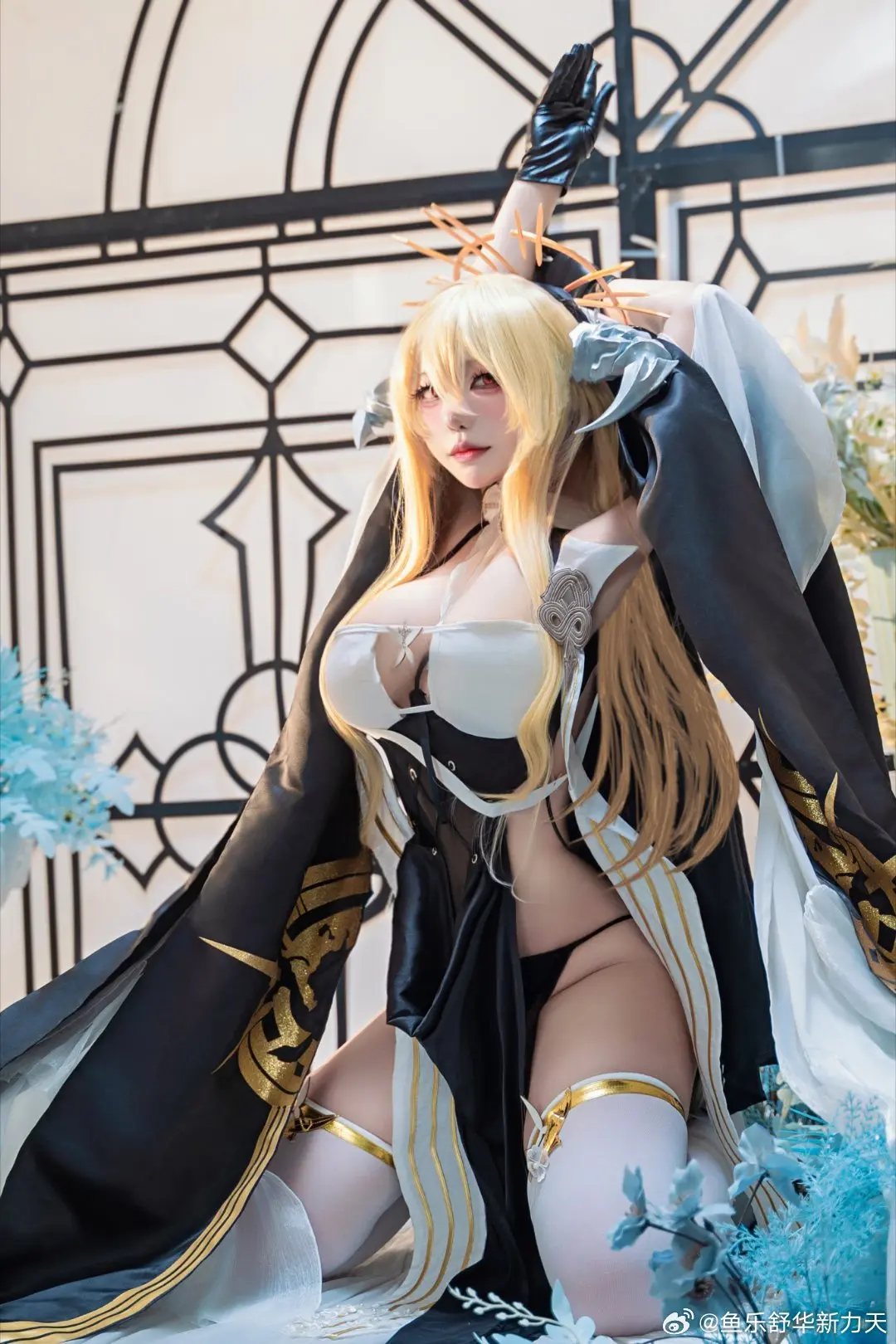 cosplay 又眉头紧皱了呢…这样吧。躺下来。 碧蓝航线 怨仇cos@蓝藻细胞 COSPLAY-第3张