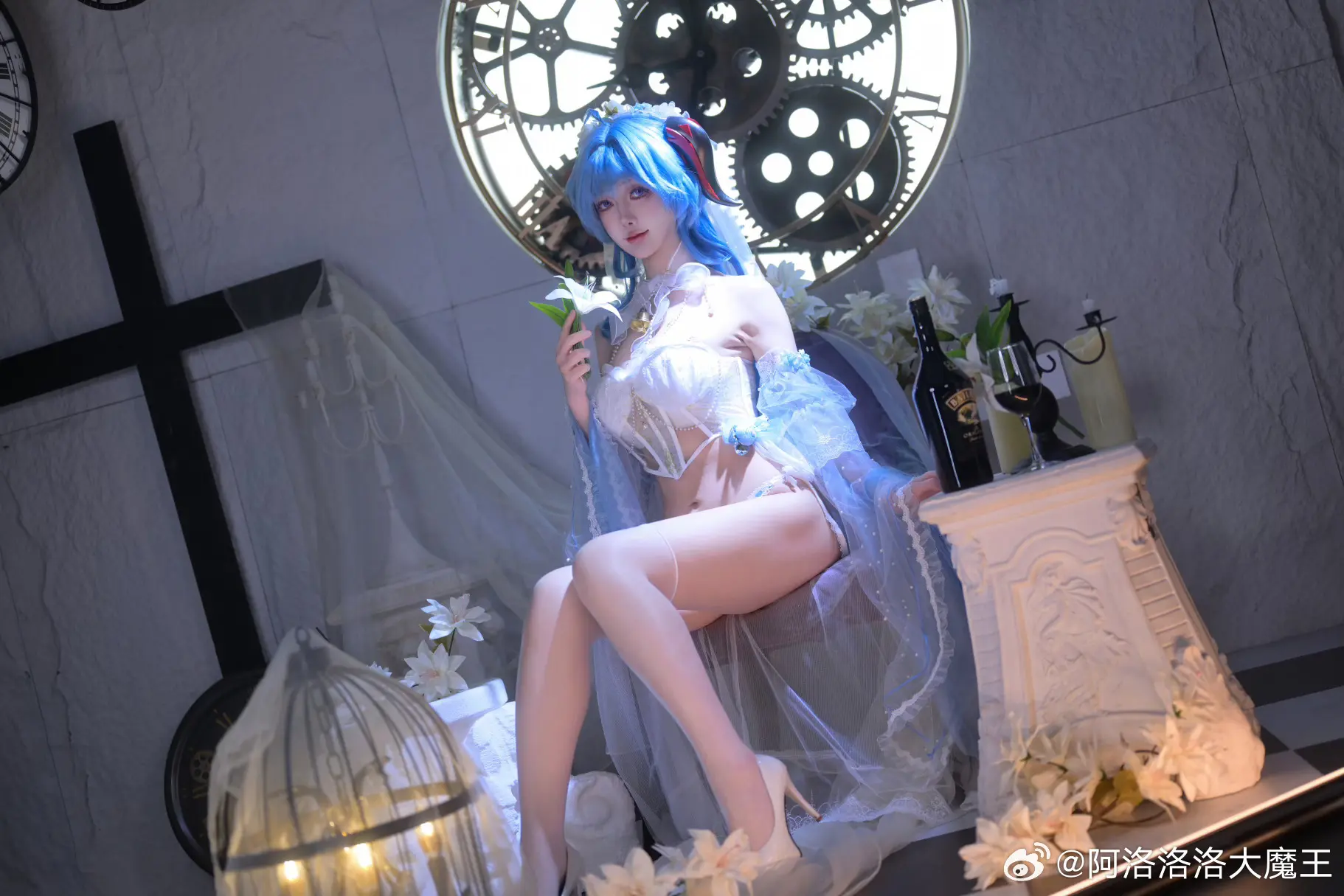 COSPLAY 原神 💜甘雨同人花嫁💜@阿洛洛洛大魔王 COSPLAY-第3张