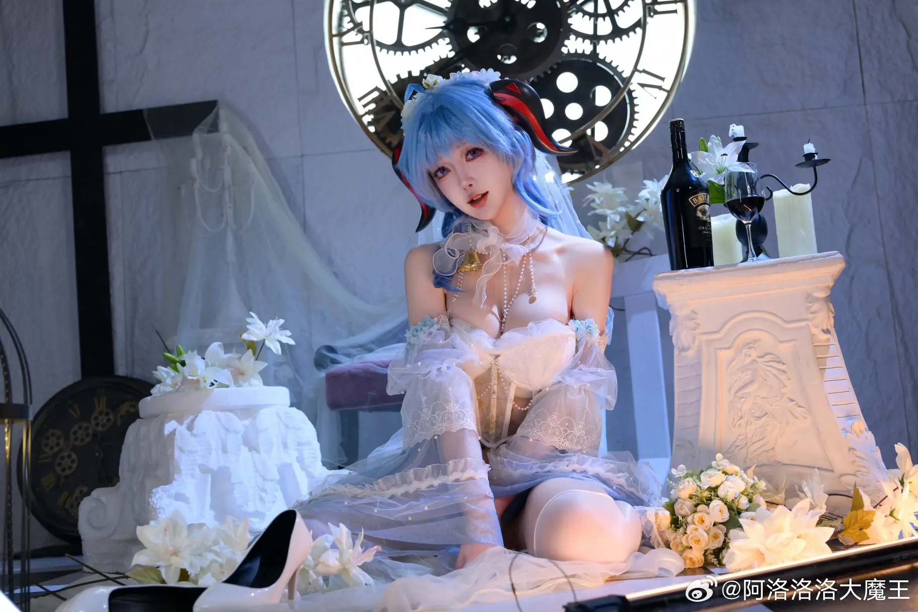 COSPLAY 原神 💜甘雨同人花嫁💜@阿洛洛洛大魔王 COSPLAY-第6张