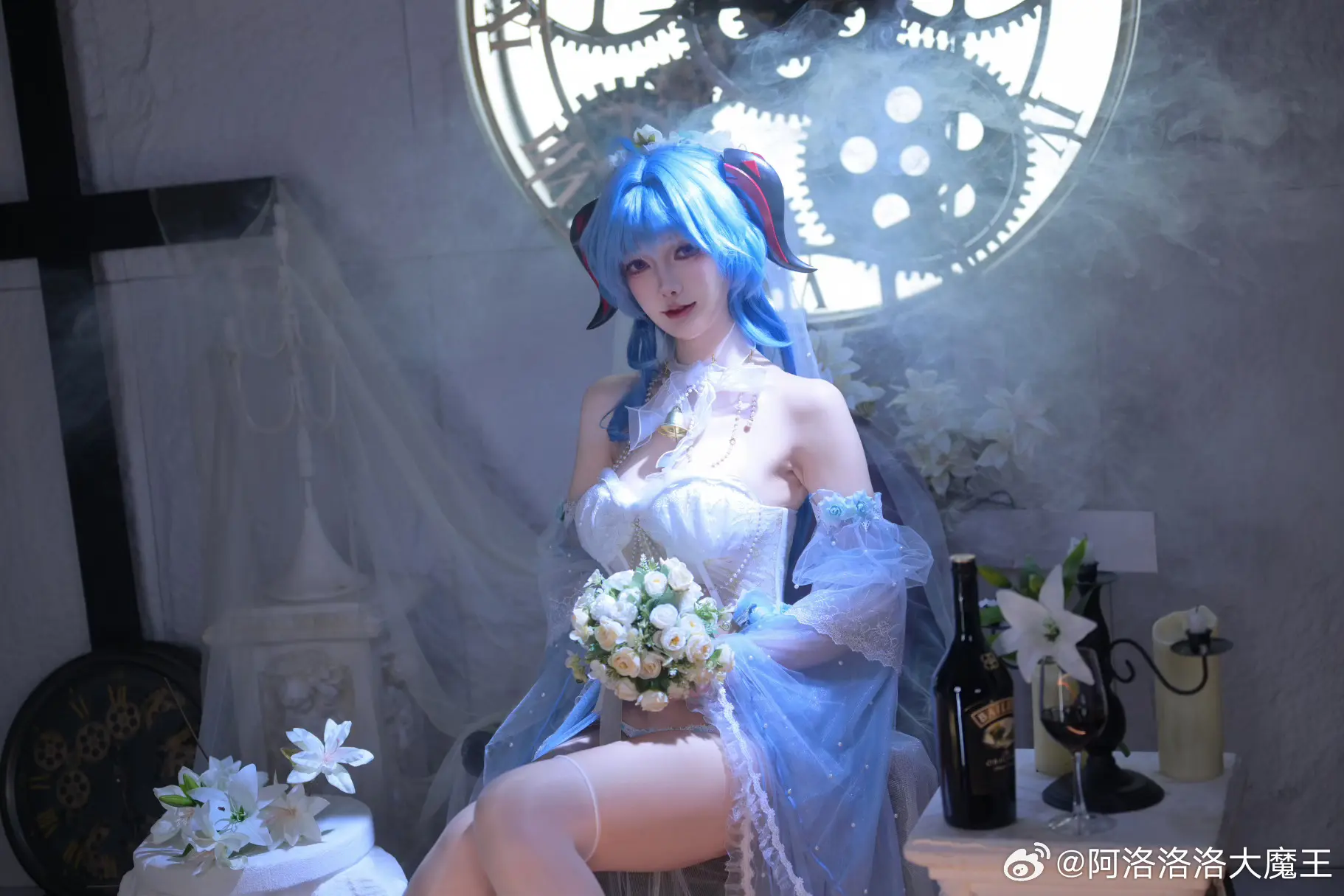 COSPLAY 原神 💜甘雨同人花嫁💜@阿洛洛洛大魔王 COSPLAY-第8张