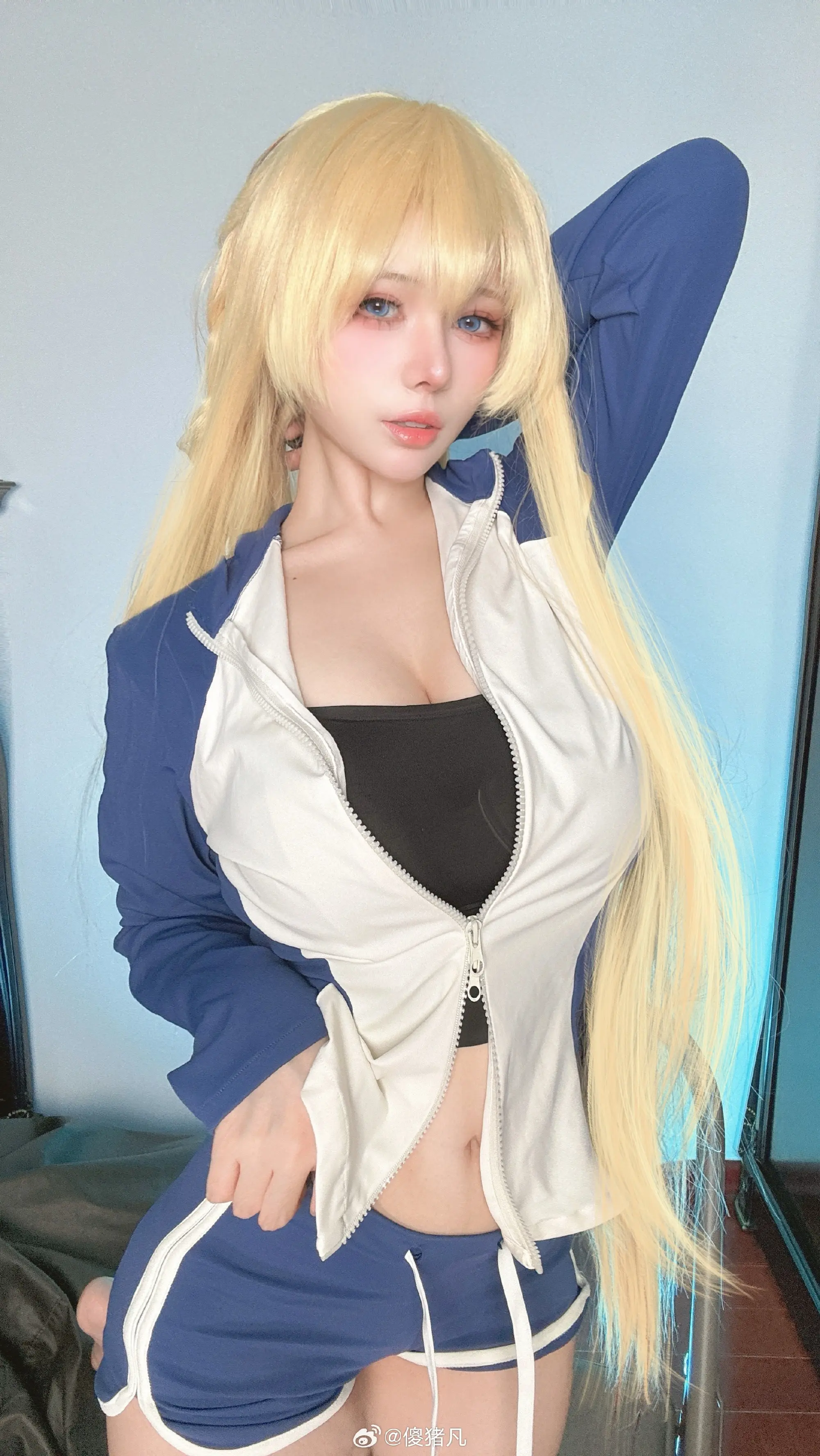 COSPLAY 碧蓝航线 「金刚」泳装@傻猪凡 COSPLAY-第2张