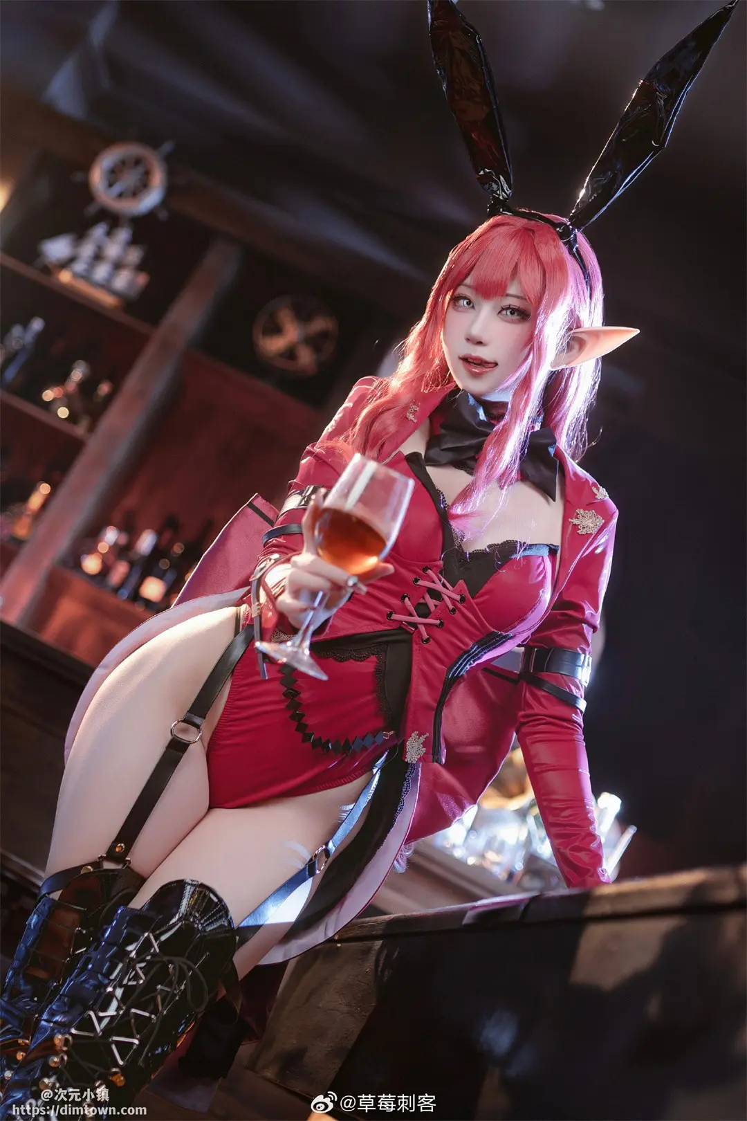 COSPLAY fgo 妖精骑士崔斯坦 兔女郎ver.@草莓刺客 COSPLAY-第6张