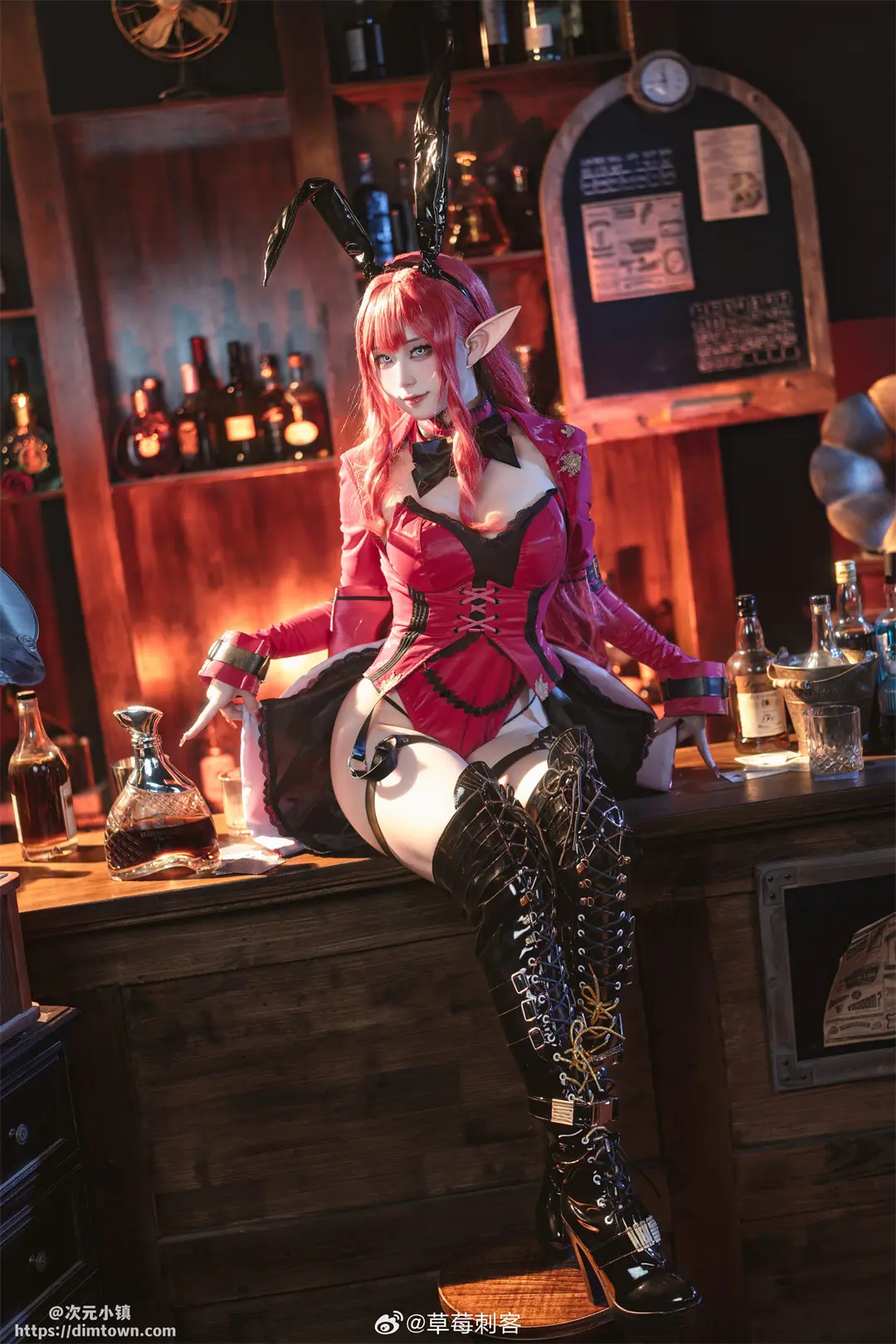 COSPLAY fgo 妖精骑士崔斯坦 兔女郎ver.@草莓刺客 COSPLAY-第4张