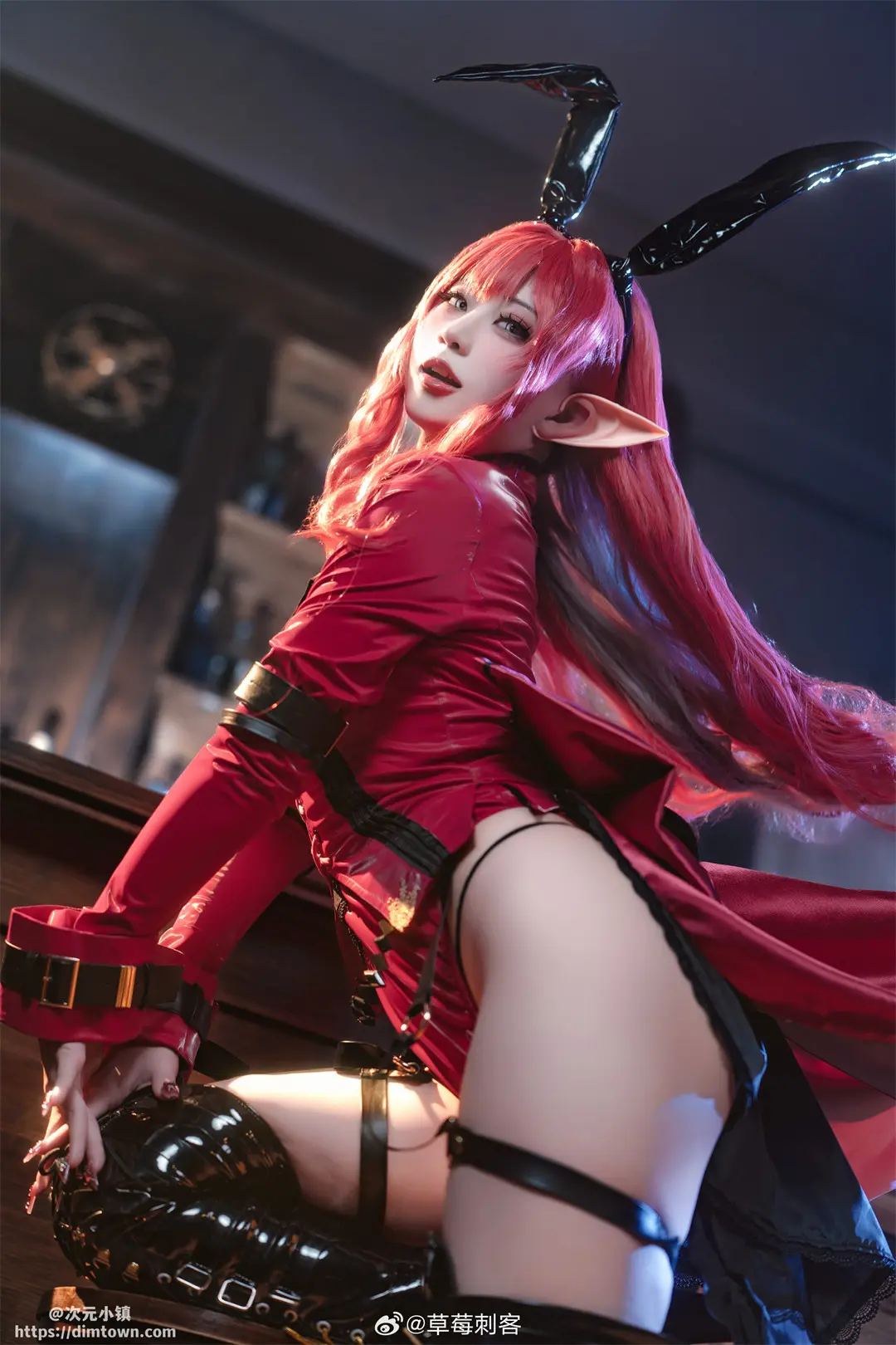 COSPLAY fgo 妖精骑士崔斯坦 兔女郎ver.@草莓刺客 COSPLAY-第5张