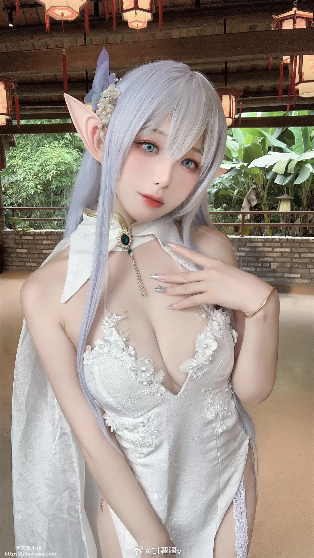 COSPLAY ～阿尔比恩是在聆听风的耳语哦~🌸 碧蓝航线@封疆疆v-公众号小姨ai