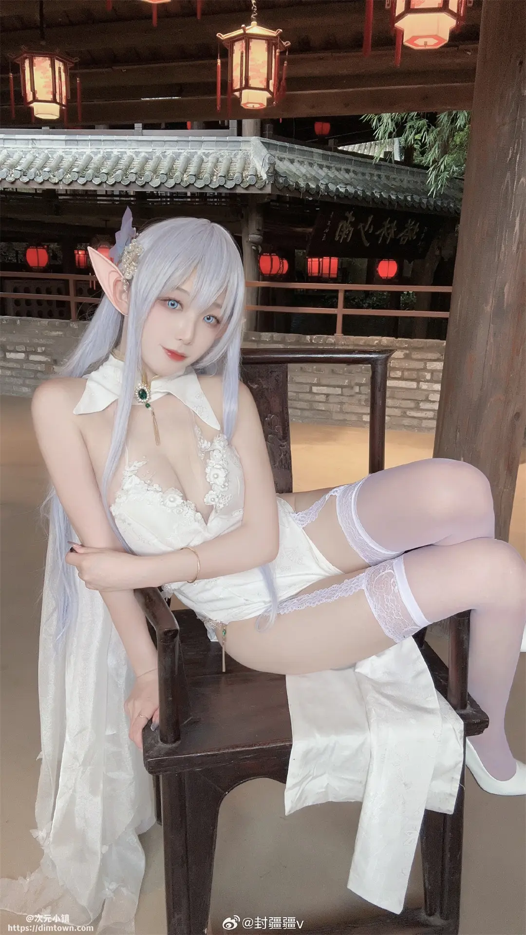 COSPLAY ～阿尔比恩是在聆听风的耳语哦~🌸 碧蓝航线@封疆疆v COSPLAY-第8张