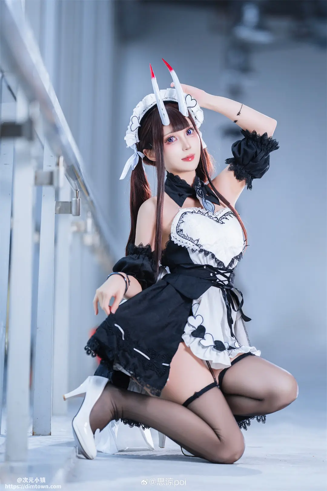 COSPLAY 碧蓝航线cos 能代女仆@思涼poi COSPLAY-第8张