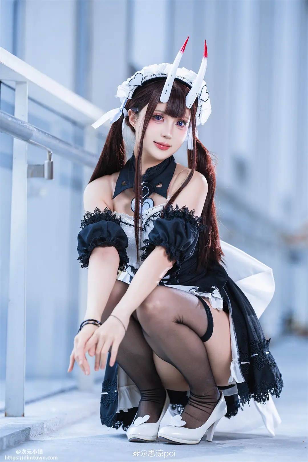 COSPLAY 碧蓝航线cos 能代女仆@思涼poi COSPLAY-第4张