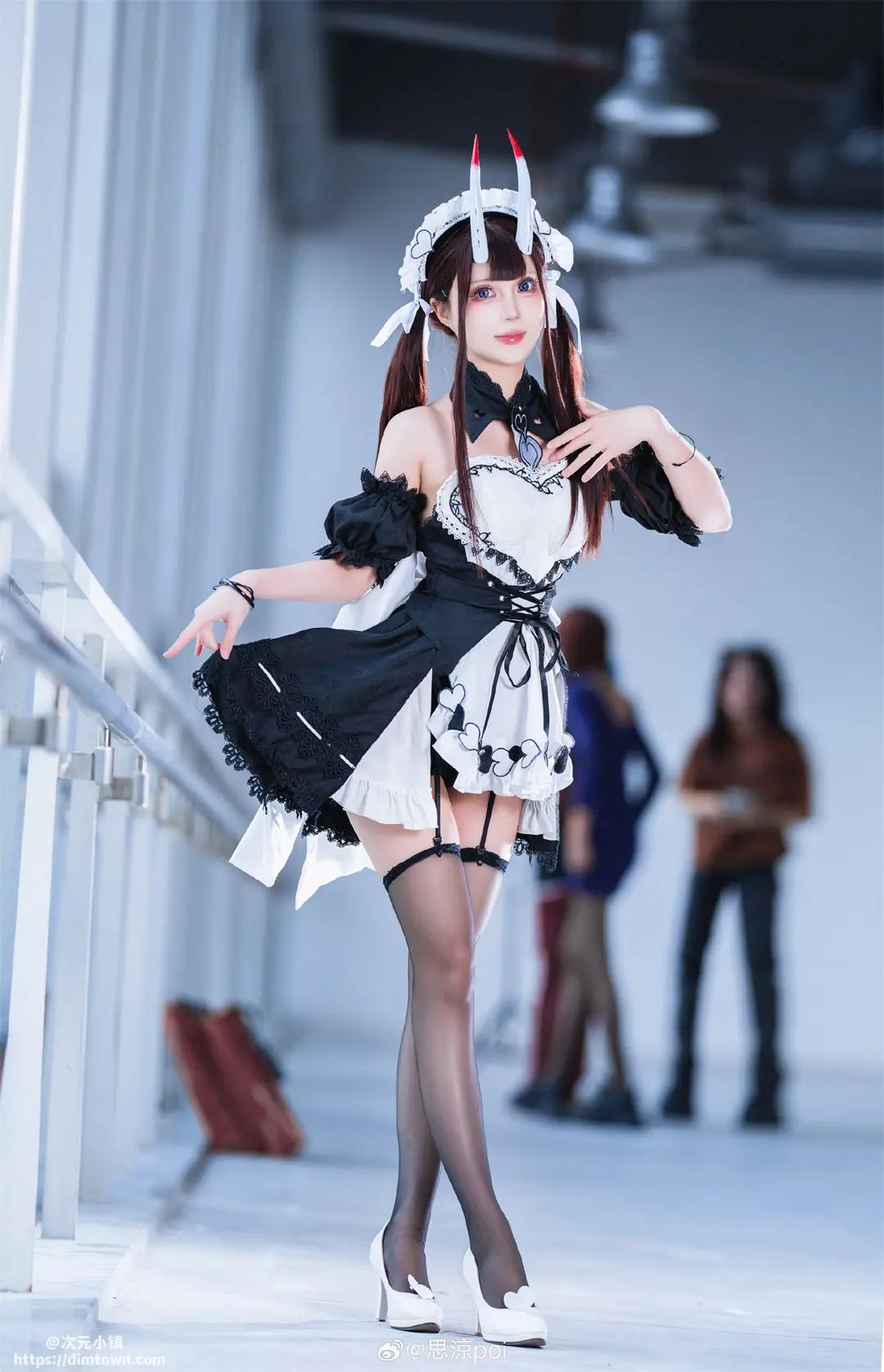 COSPLAY 碧蓝航线cos 能代女仆@思涼poi COSPLAY-第9张