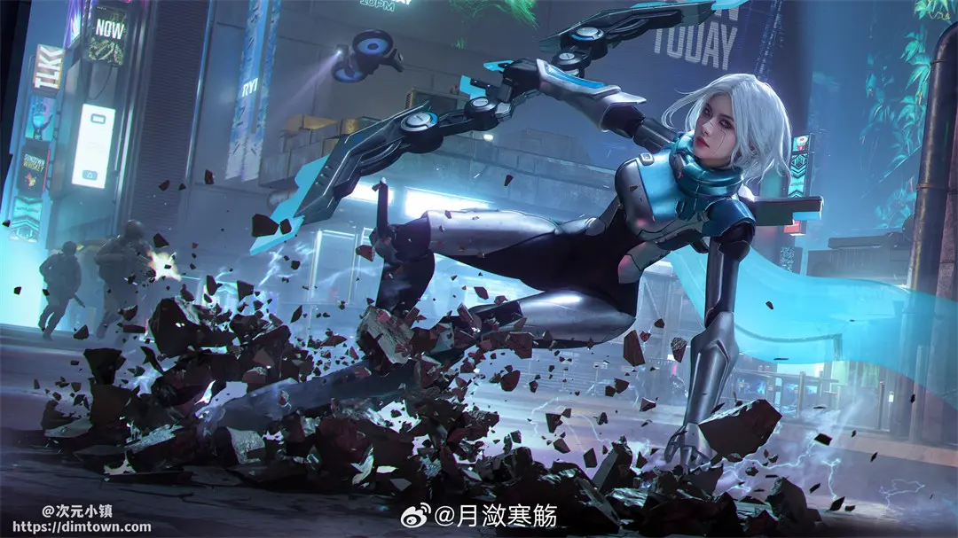 cosplay 我们不是武器，我们是人类。 英雄联盟 寒冰射手 艾希@月潋寒觞 COSPLAY-第5张