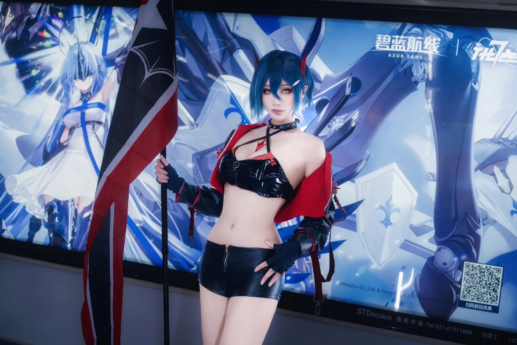 COSPLAY  cos了大家许愿的胡腾赛车，谁说地铁不算车？碧蓝航线@如月灰 COSPLAY-第4张
