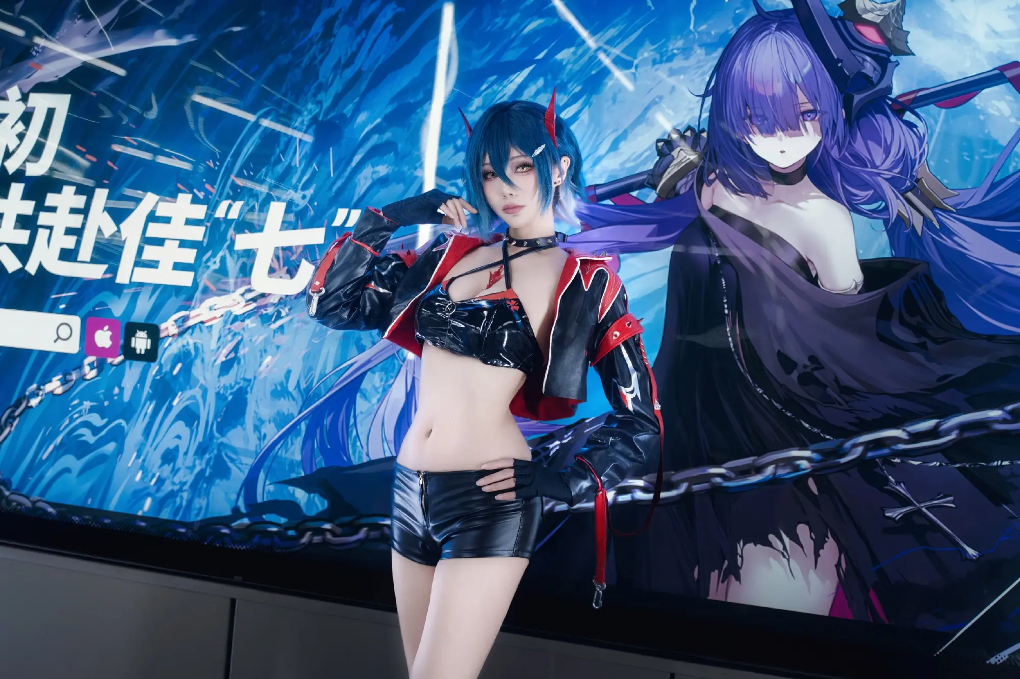 COSPLAY  cos了大家许愿的胡腾赛车，谁说地铁不算车？碧蓝航线@如月灰 COSPLAY-第3张