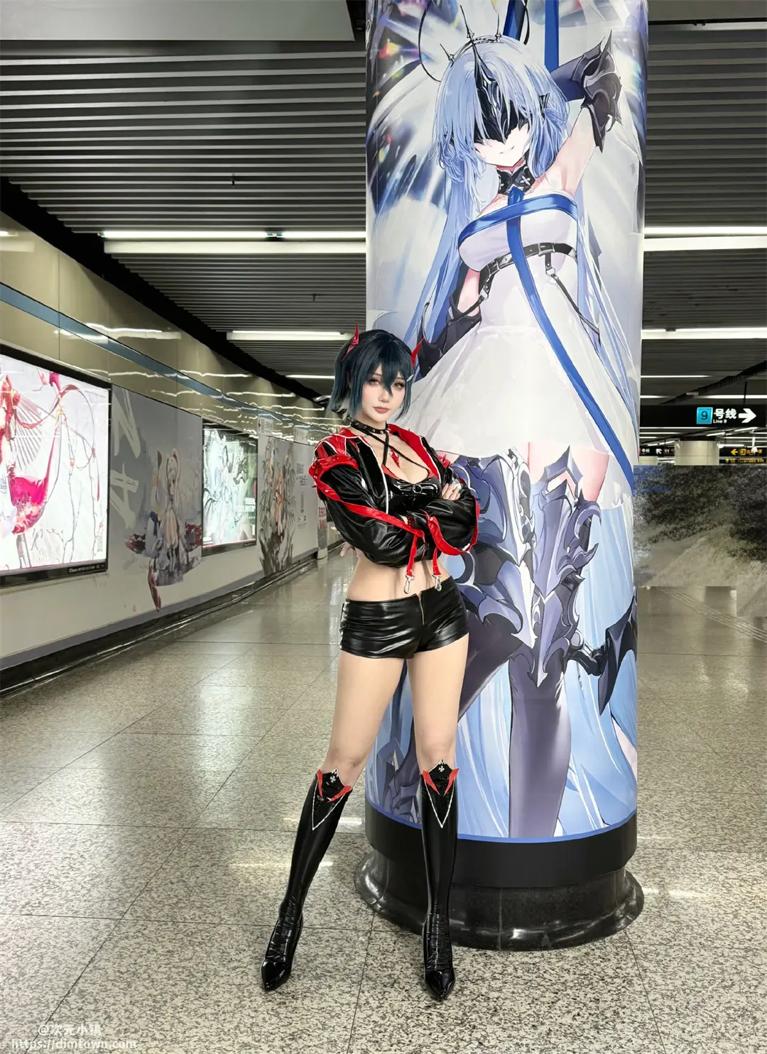COSPLAY  cos了大家许愿的胡腾赛车，谁说地铁不算车？碧蓝航线@如月灰 COSPLAY-第8张