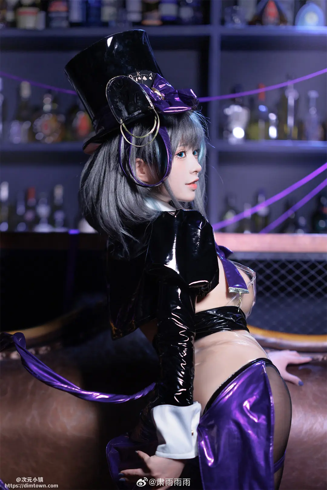 COSPLAY 想看柴郡表演魔术秀喵？ 碧蓝航线 柴郡@肃雨雨雨 COSPLAY-第8张