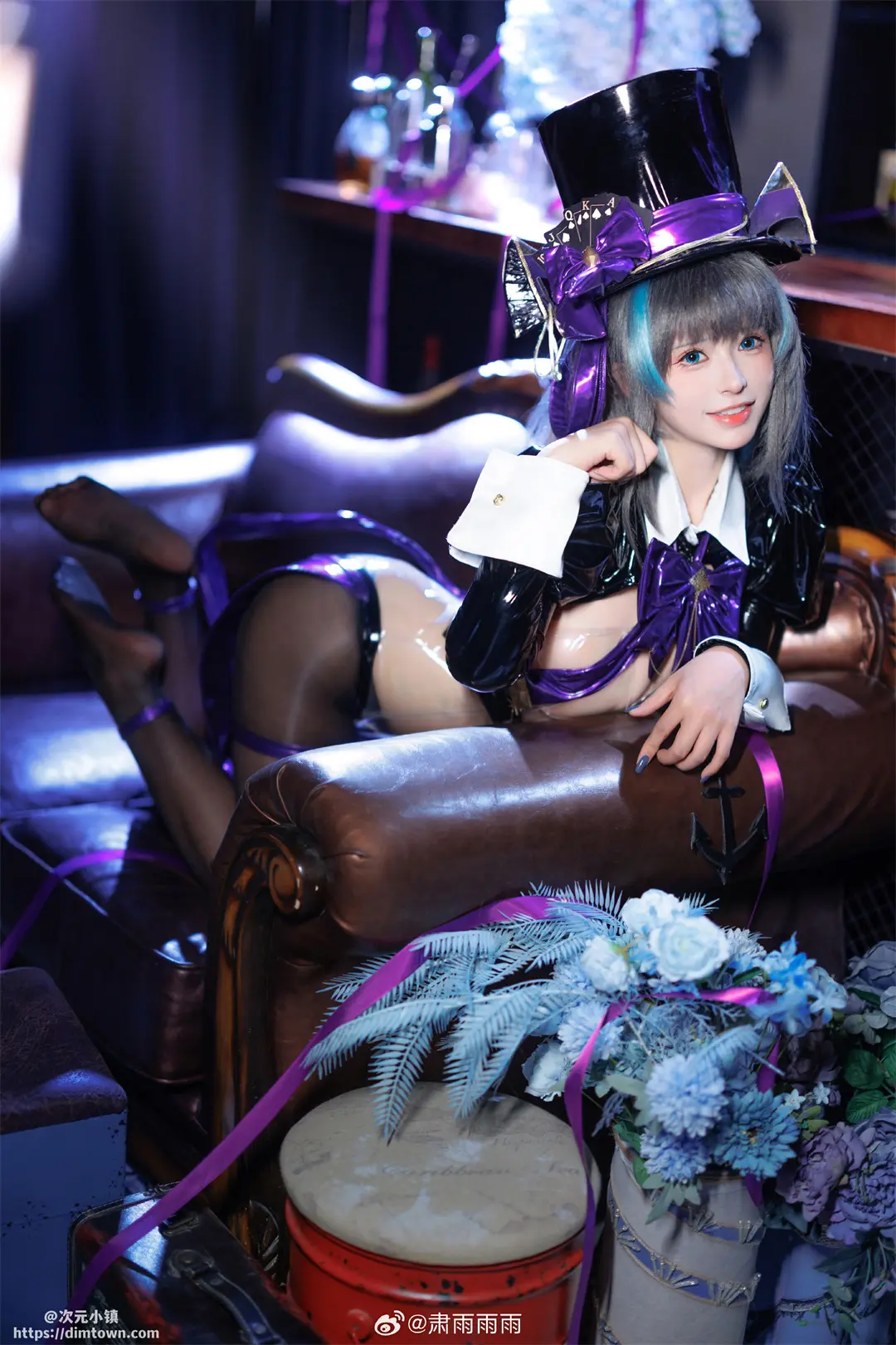 COSPLAY 想看柴郡表演魔术秀喵？ 碧蓝航线 柴郡@肃雨雨雨 COSPLAY-第6张