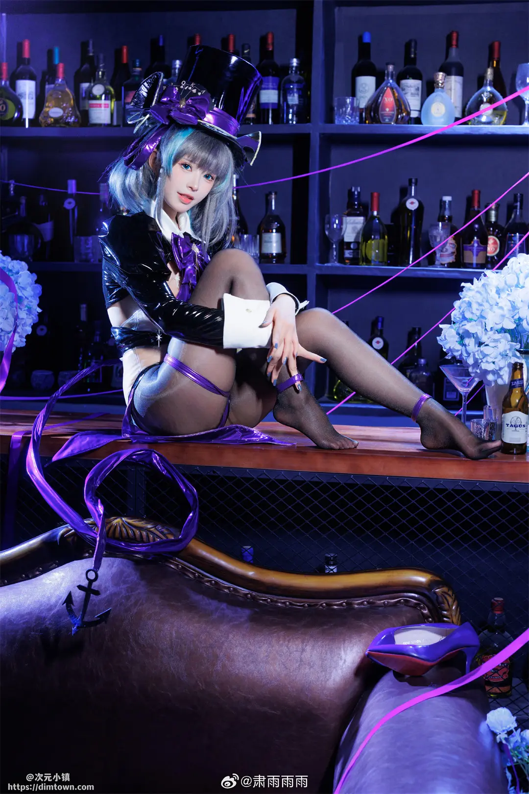 COSPLAY 想看柴郡表演魔术秀喵？ 碧蓝航线 柴郡@肃雨雨雨 COSPLAY-第7张