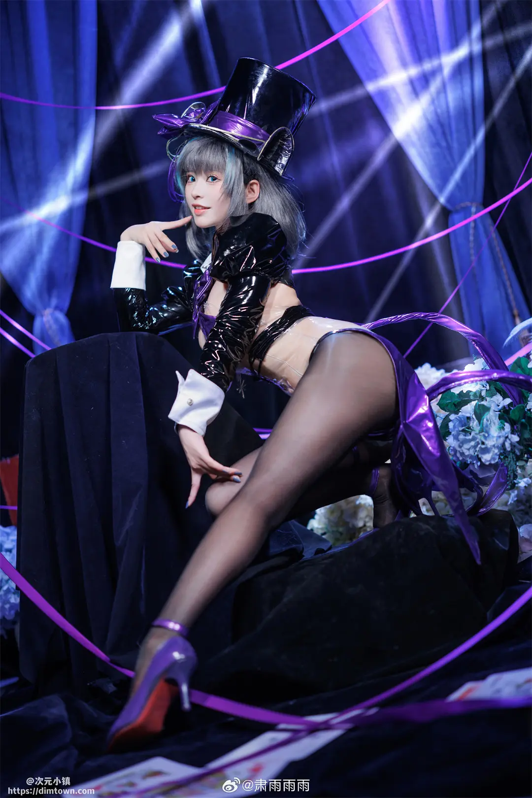 COSPLAY 想看柴郡表演魔术秀喵？ 碧蓝航线 柴郡@肃雨雨雨 COSPLAY-第5张