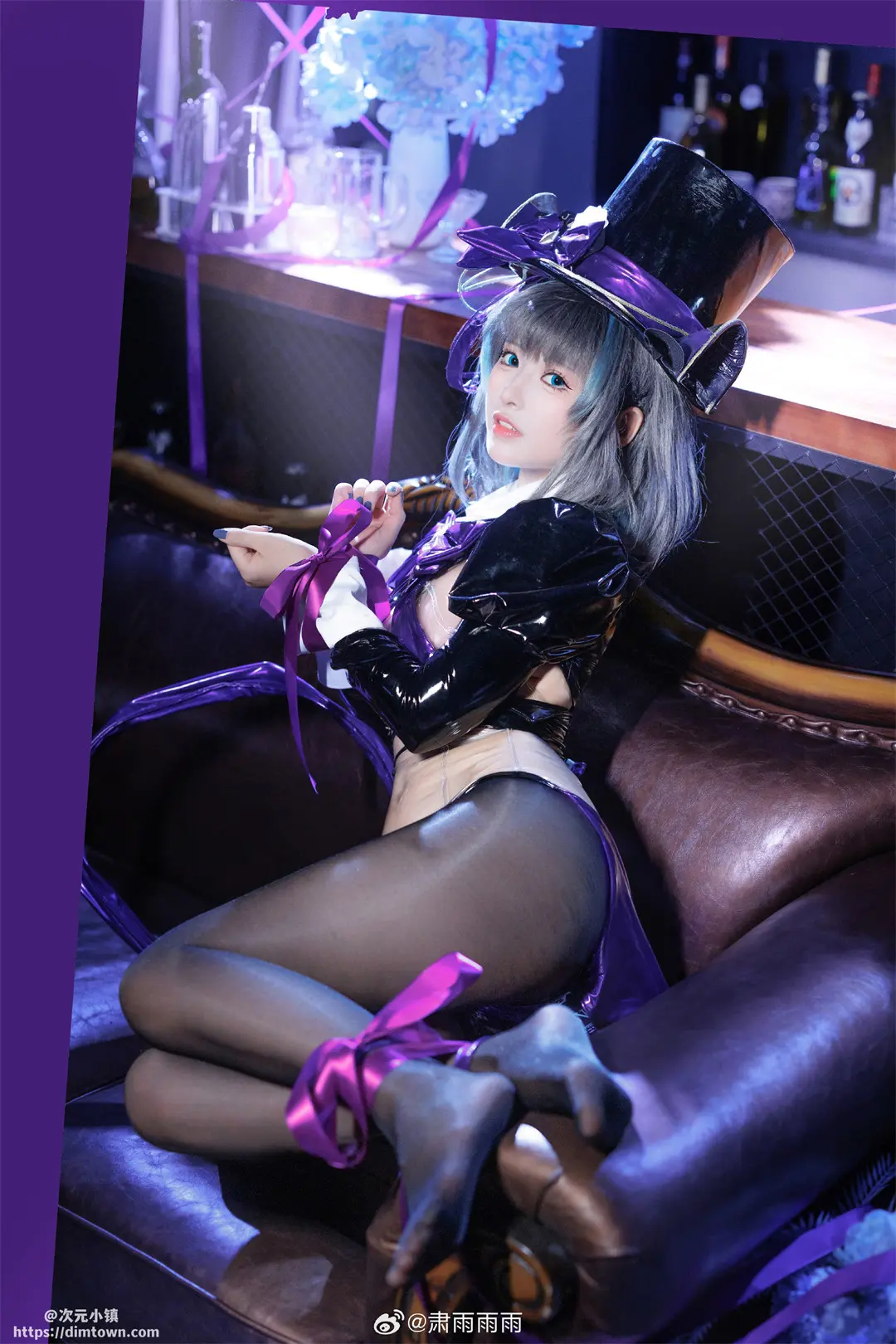 COSPLAY 想看柴郡表演魔术秀喵？ 碧蓝航线 柴郡@肃雨雨雨 COSPLAY-第4张