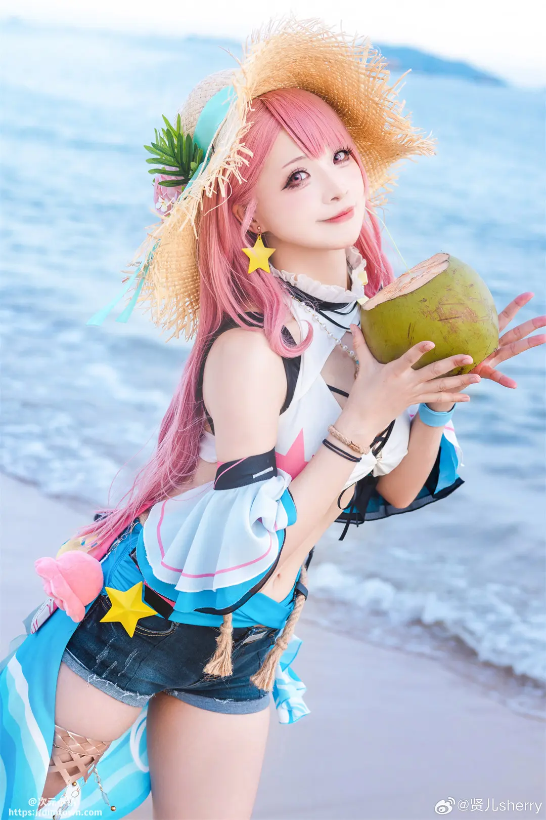 COSPLAY 战双帕弥什 和艾拉邂逅元气夏日@贤儿sherry COSPLAY-第5张