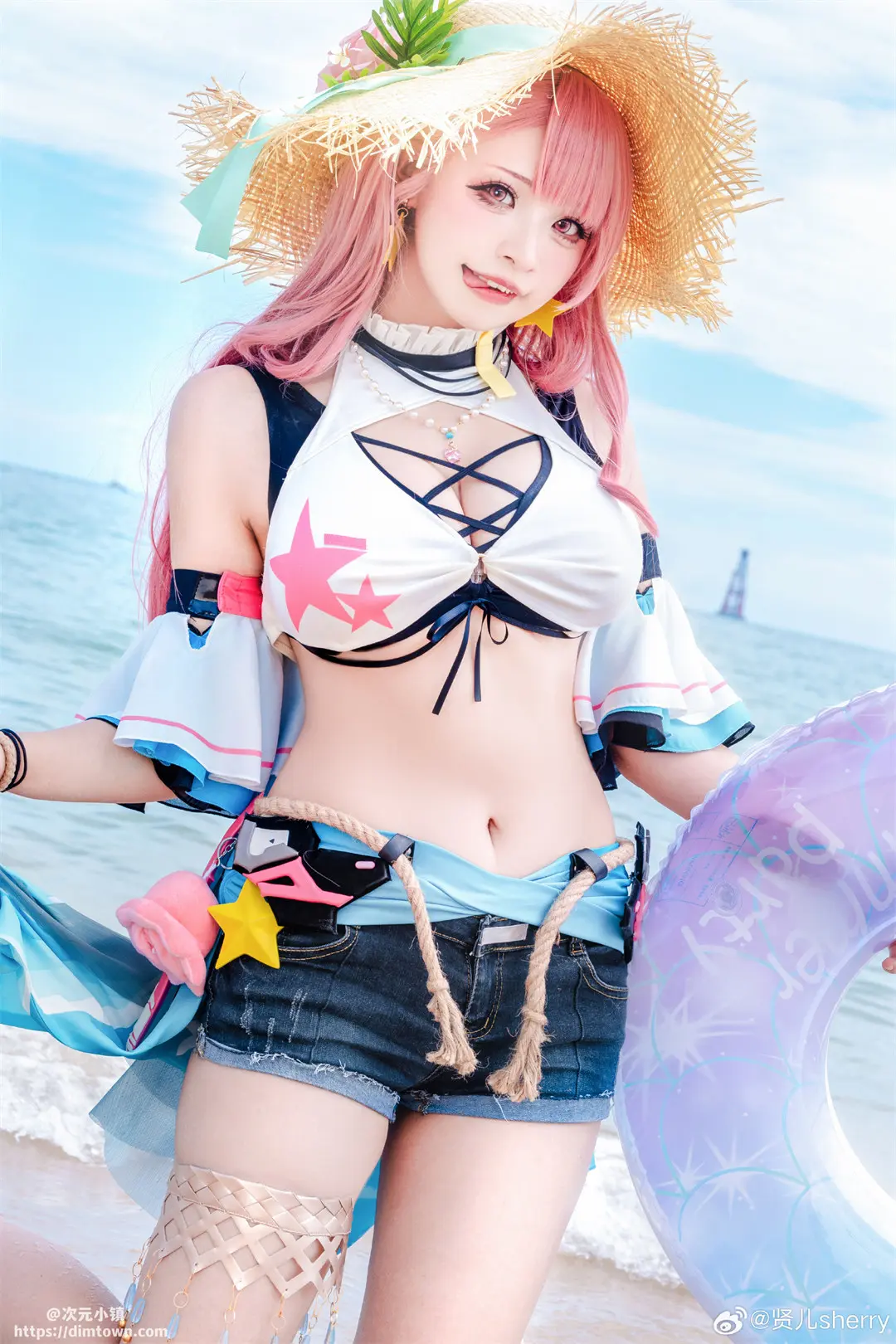 COSPLAY 战双帕弥什 和艾拉邂逅元气夏日@贤儿sherry-公众号小姨ai