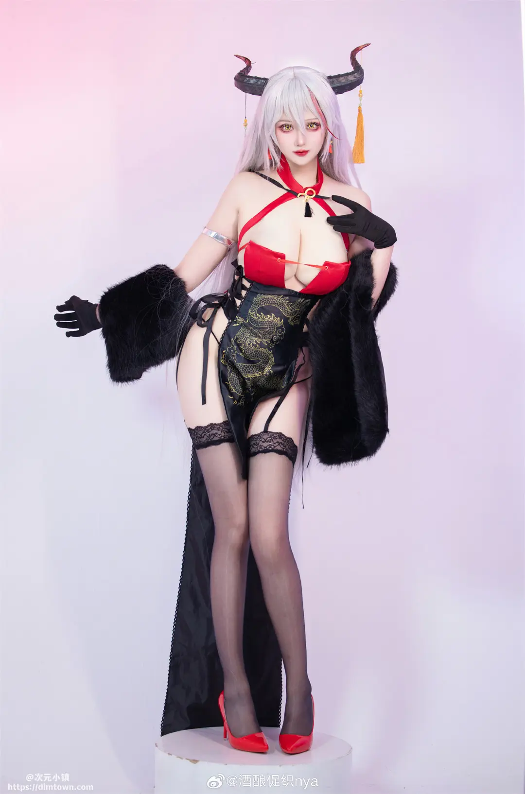 cosplay 碧蓝航线 埃吉尔旗袍@酒酿促织nya COSPLAY-第7张