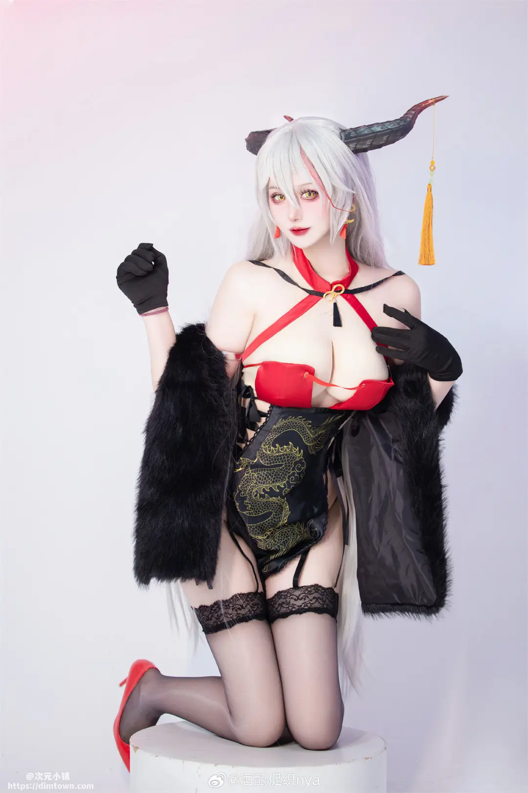 cosplay 碧蓝航线 埃吉尔旗袍@酒酿促织nya COSPLAY-第4张