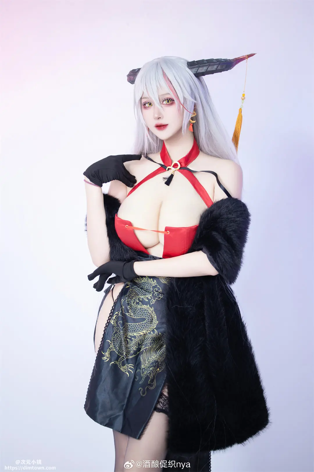 cosplay 碧蓝航线 埃吉尔旗袍@酒酿促织nya COSPLAY-第9张