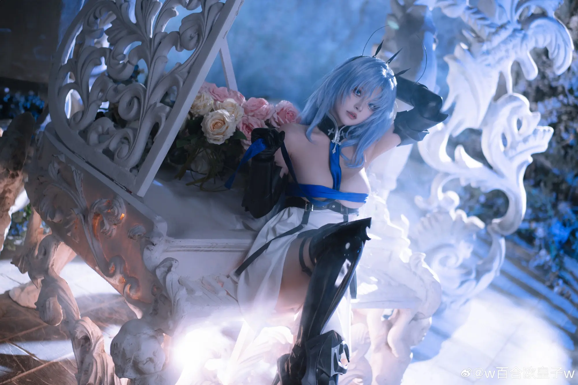 COSPLAY 碧蓝航线 阿尔萨斯 @w百合欧皇子w COSPLAY-第7张