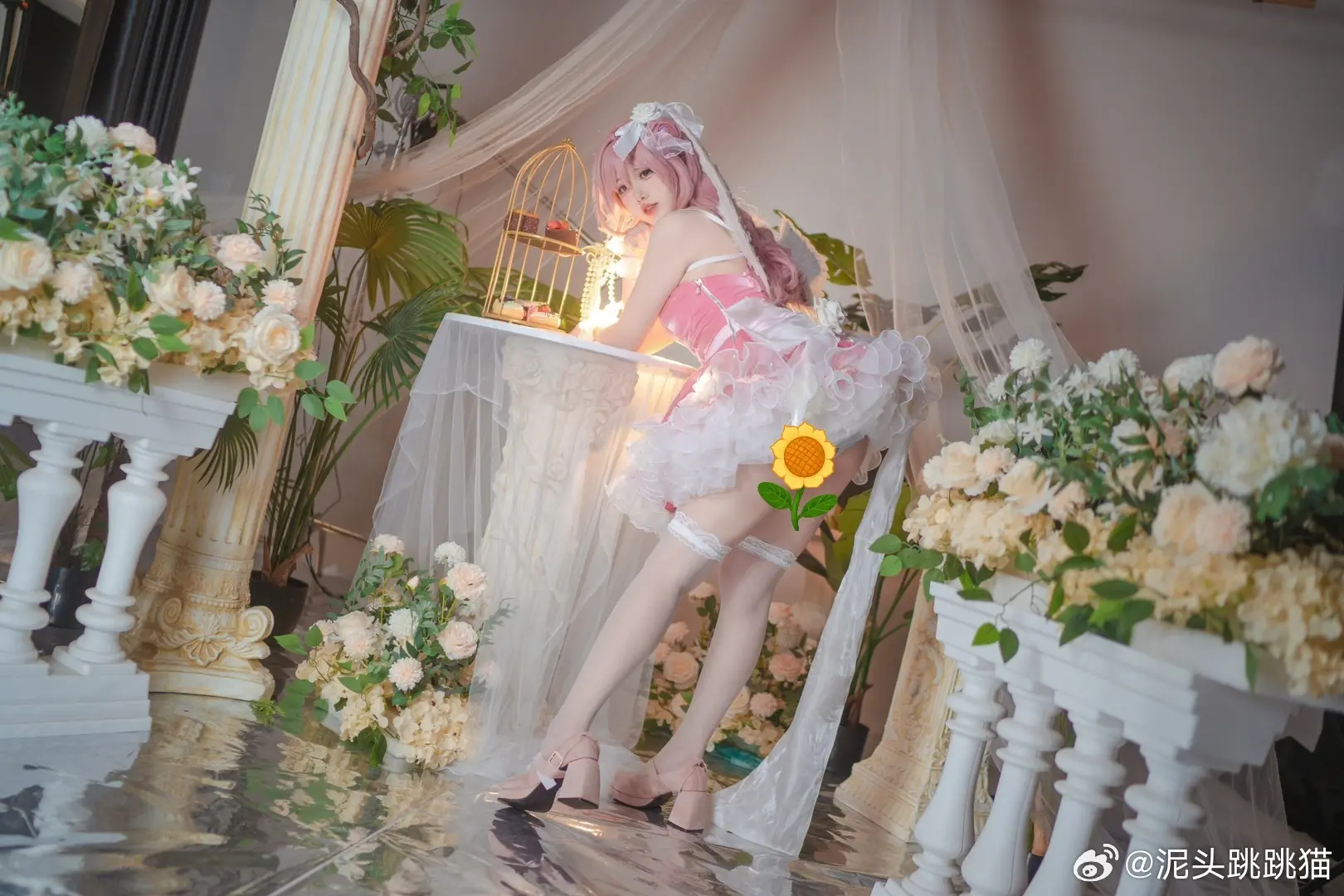 COSPLAY Nikke 桃乐丝·黎明派对@泥头跳跳猫 COSPLAY-第2张