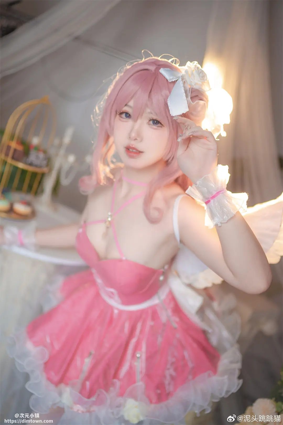 COSPLAY Nikke 桃乐丝·黎明派对@泥头跳跳猫 COSPLAY-第3张