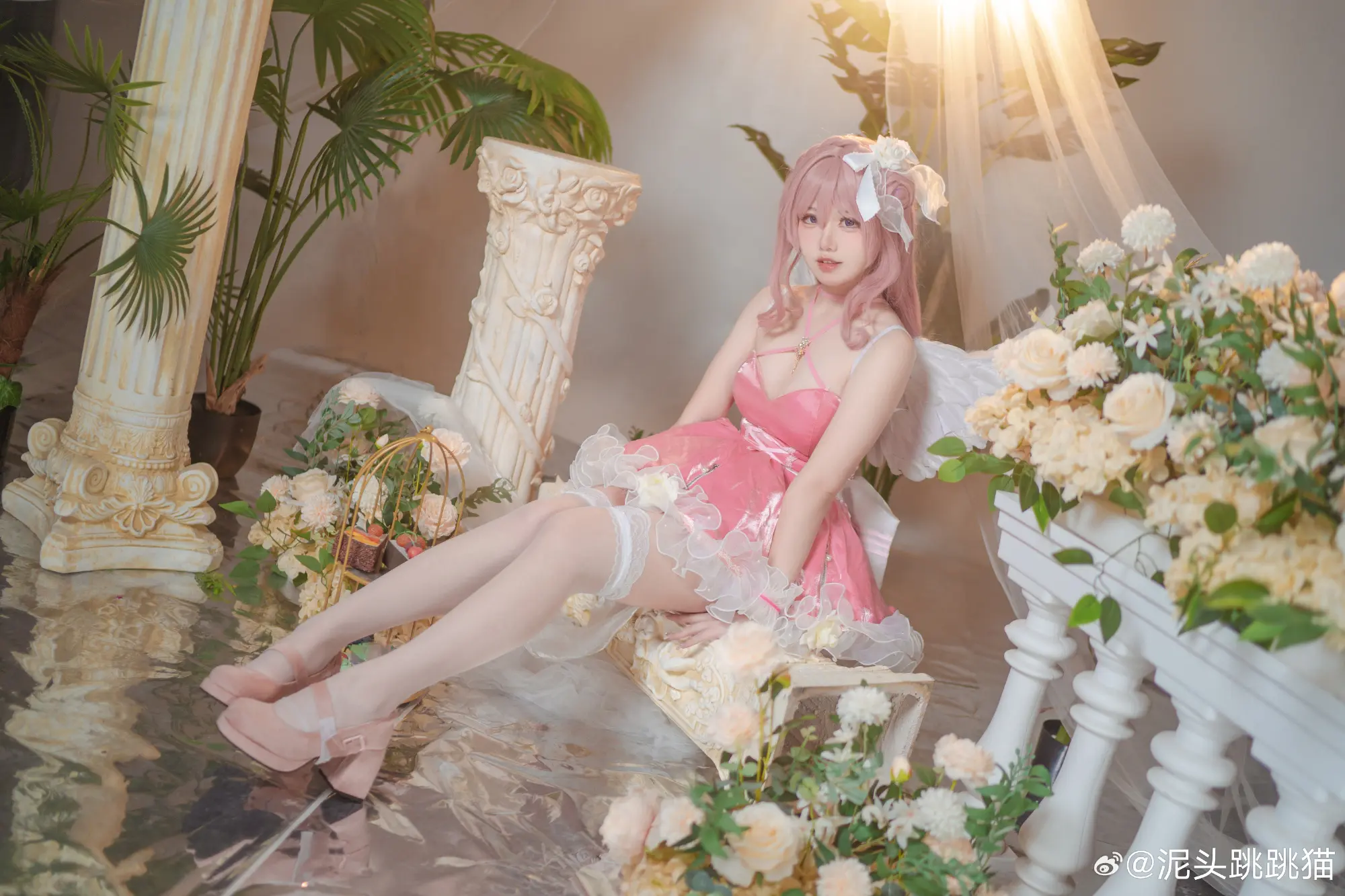 COSPLAY Nikke 桃乐丝·黎明派对@泥头跳跳猫 COSPLAY-第4张