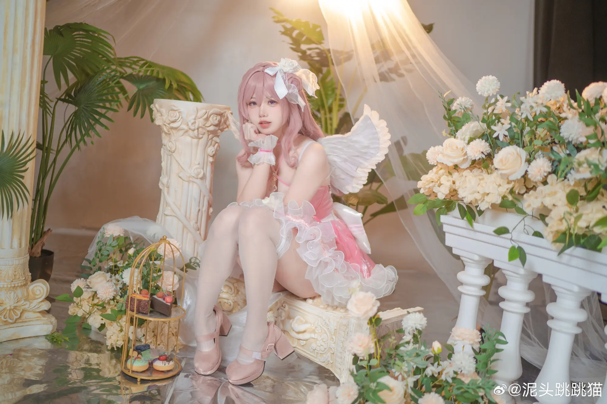 COSPLAY Nikke 桃乐丝·黎明派对@泥头跳跳猫 COSPLAY-第5张