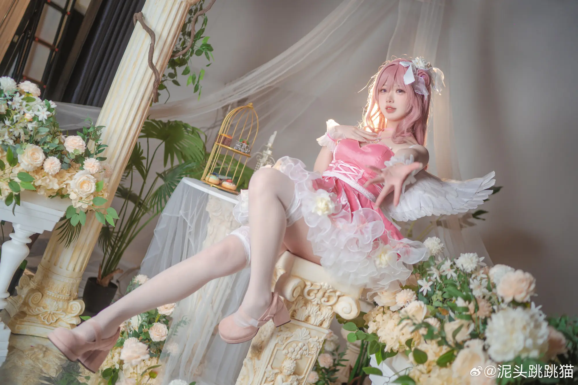 COSPLAY Nikke 桃乐丝·黎明派对@泥头跳跳猫 COSPLAY-第6张