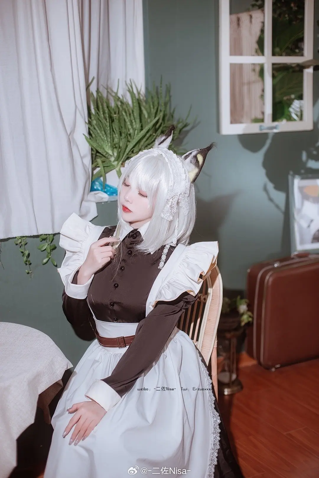 cos正片 博士，今天有什么工作吗 明日方舟 凯尔希@-二佐Nisa--公众号小姨ai